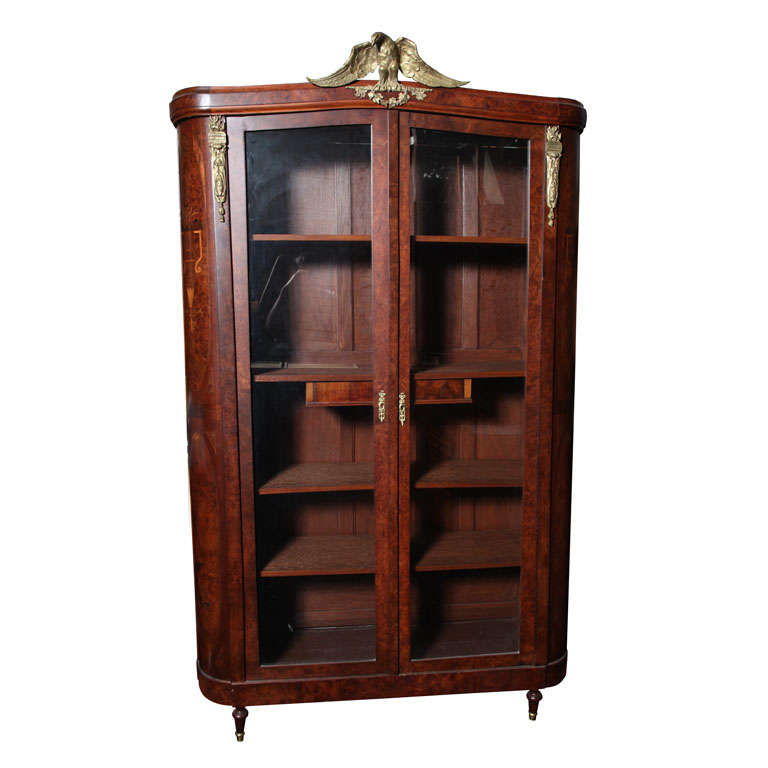 French Empire Massive Armoire/ Display/ China at 1stDibs