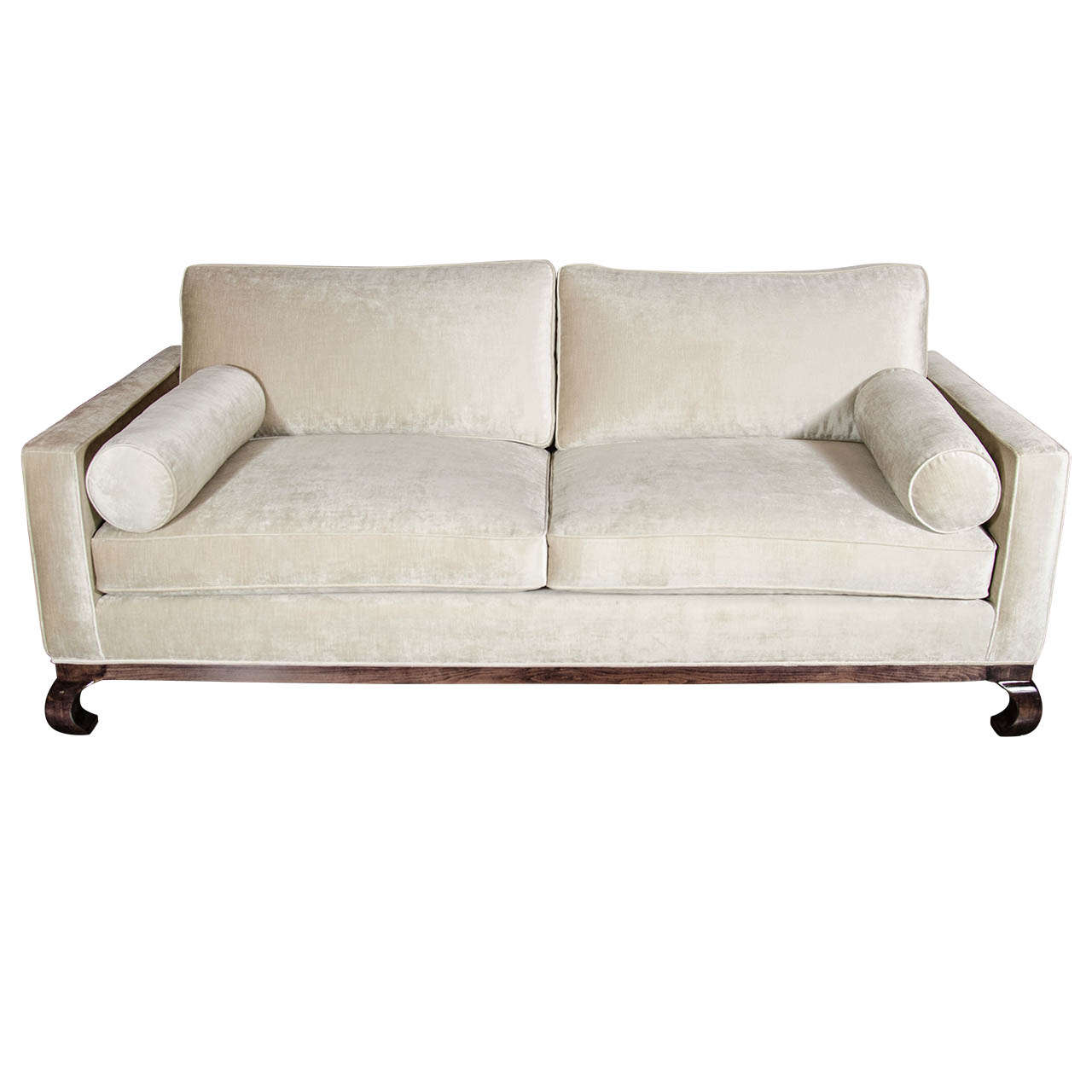 Sophisticated MidCentury Modern Asian Inspired Sofa at 1stDibs asian