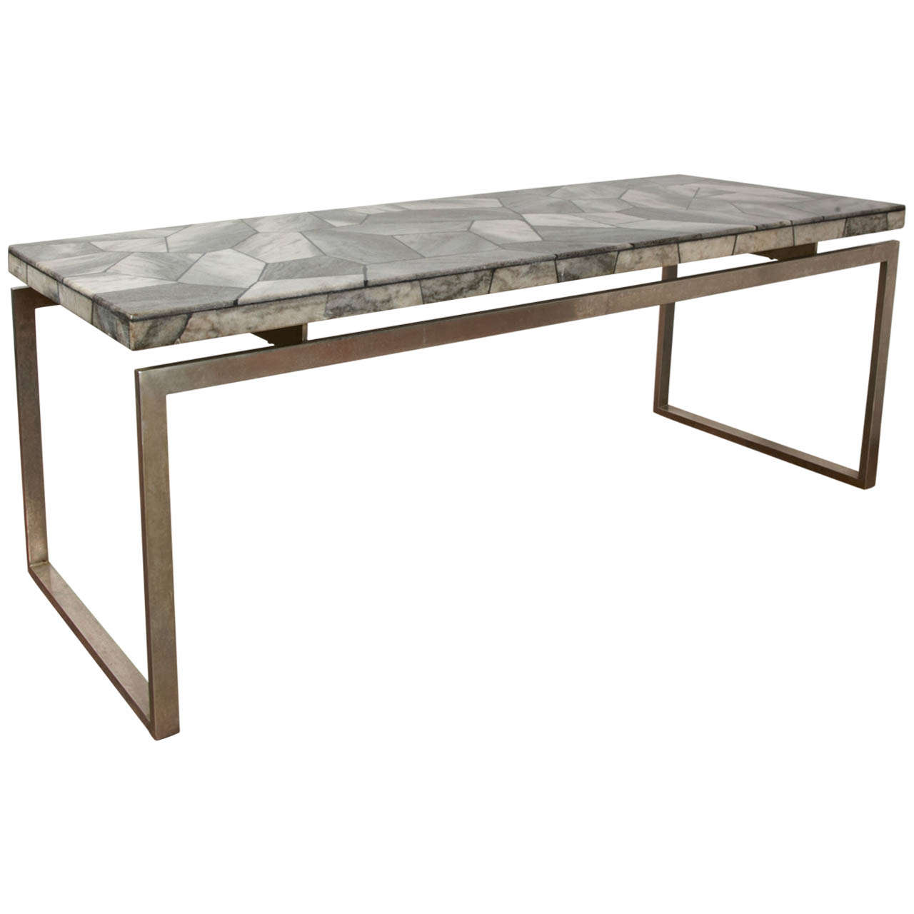 An Elegant Marble Top Coffee Table Italy 1970s at 1stDibs