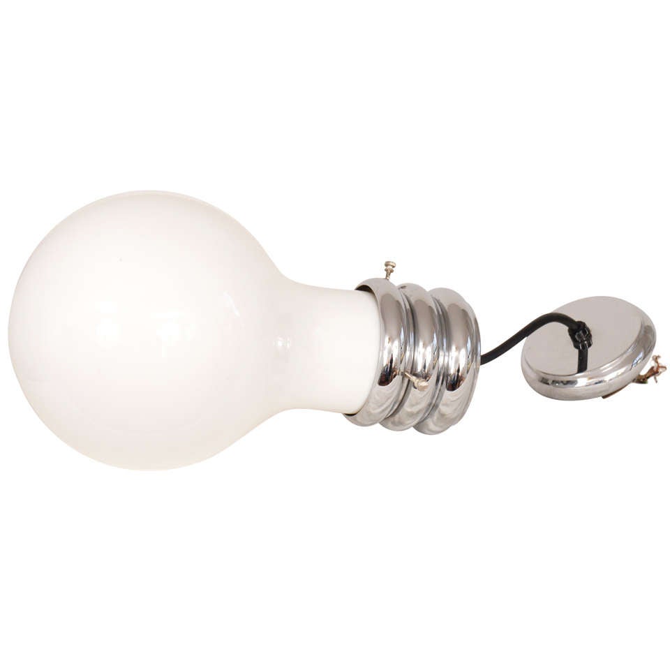 Large Hanging Light Bulb For Sale at 1stDibs