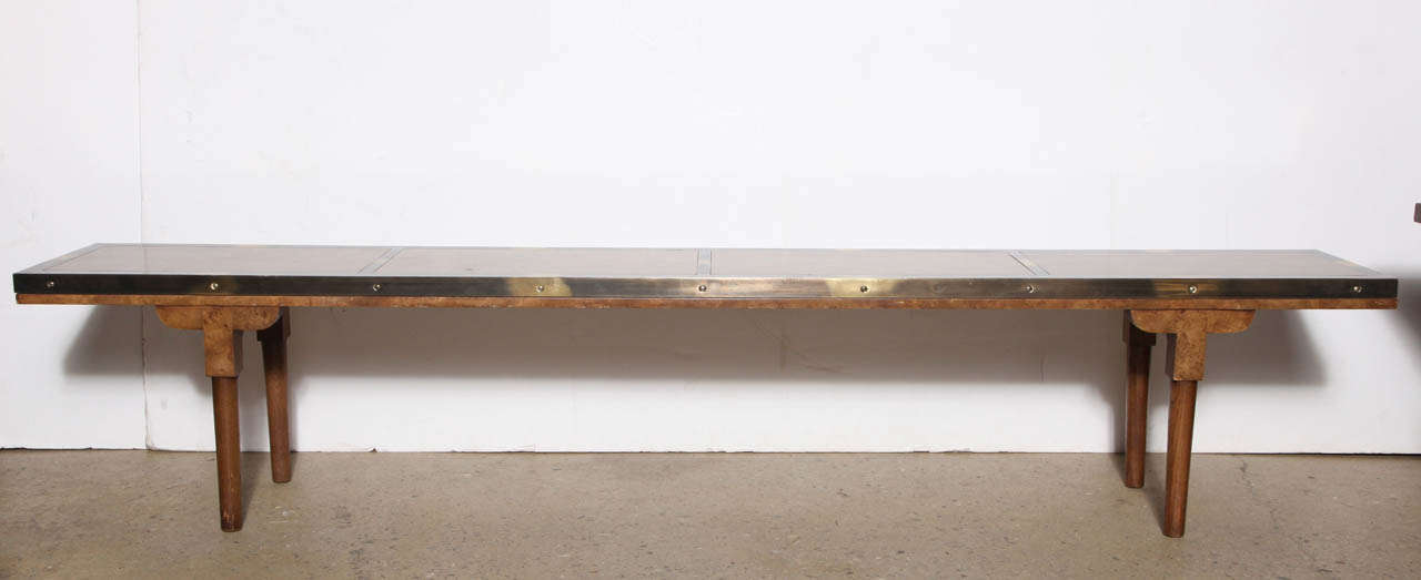 narrow Mastercraft Coffee Table at 1stDibs long narrow coffee table