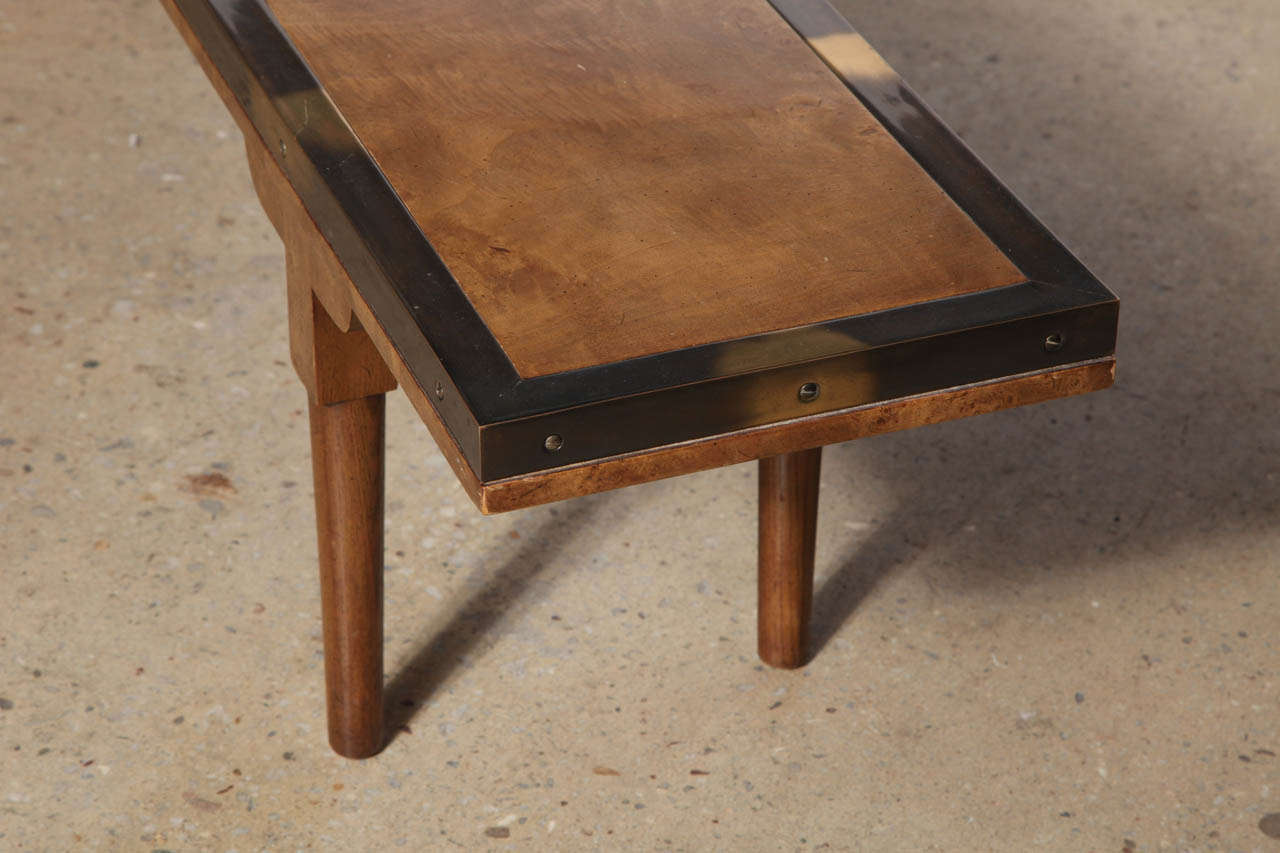 narrow Mastercraft Coffee Table at 1stDibs long narrow coffee table
