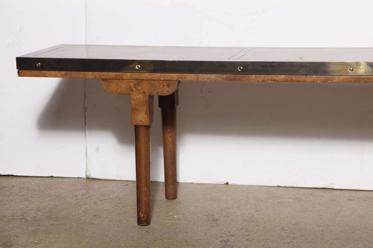 narrow Mastercraft Coffee Table at 1stDibs long narrow coffee table