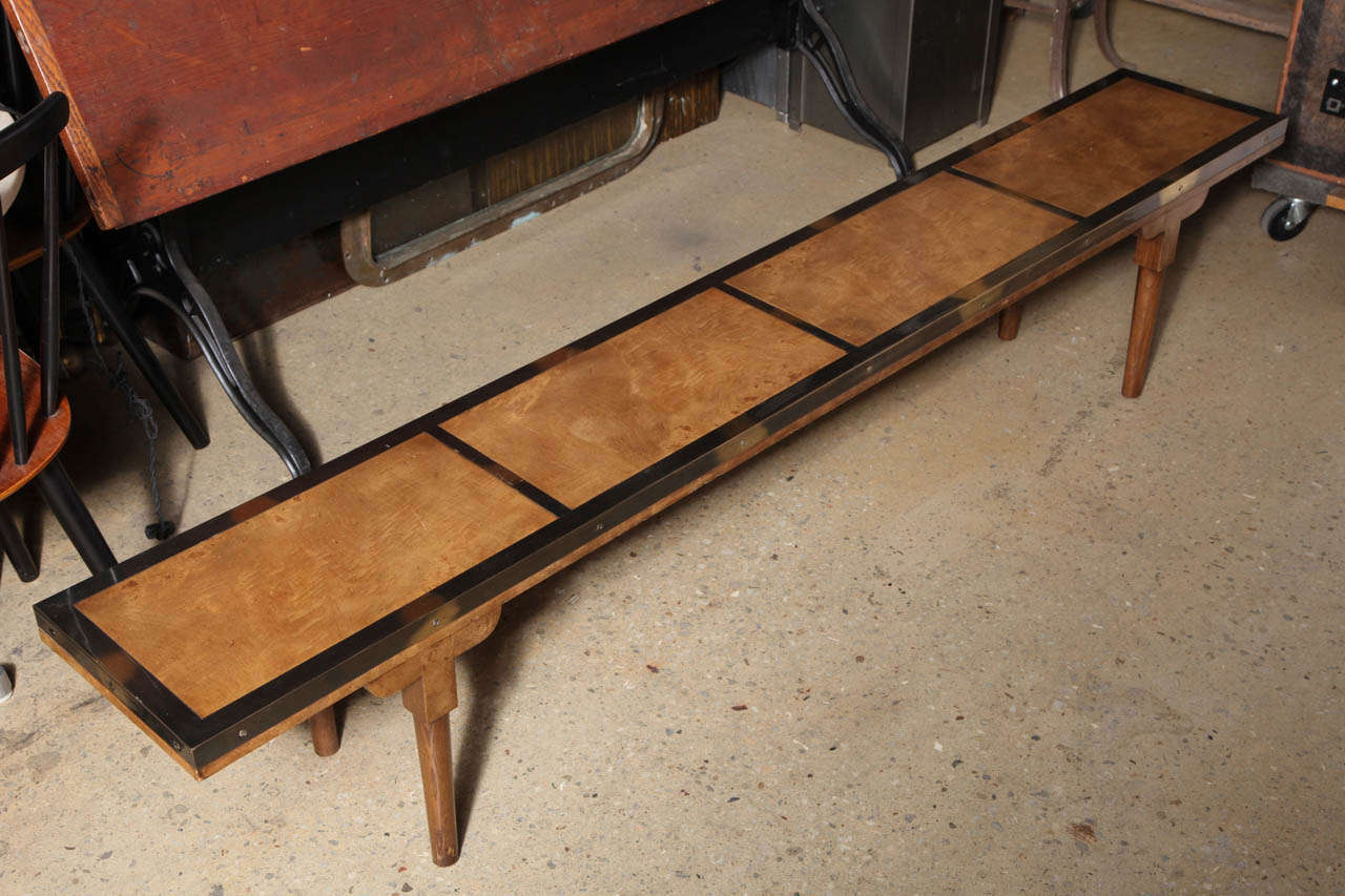 narrow Mastercraft Coffee Table at 1stDibs long narrow coffee table