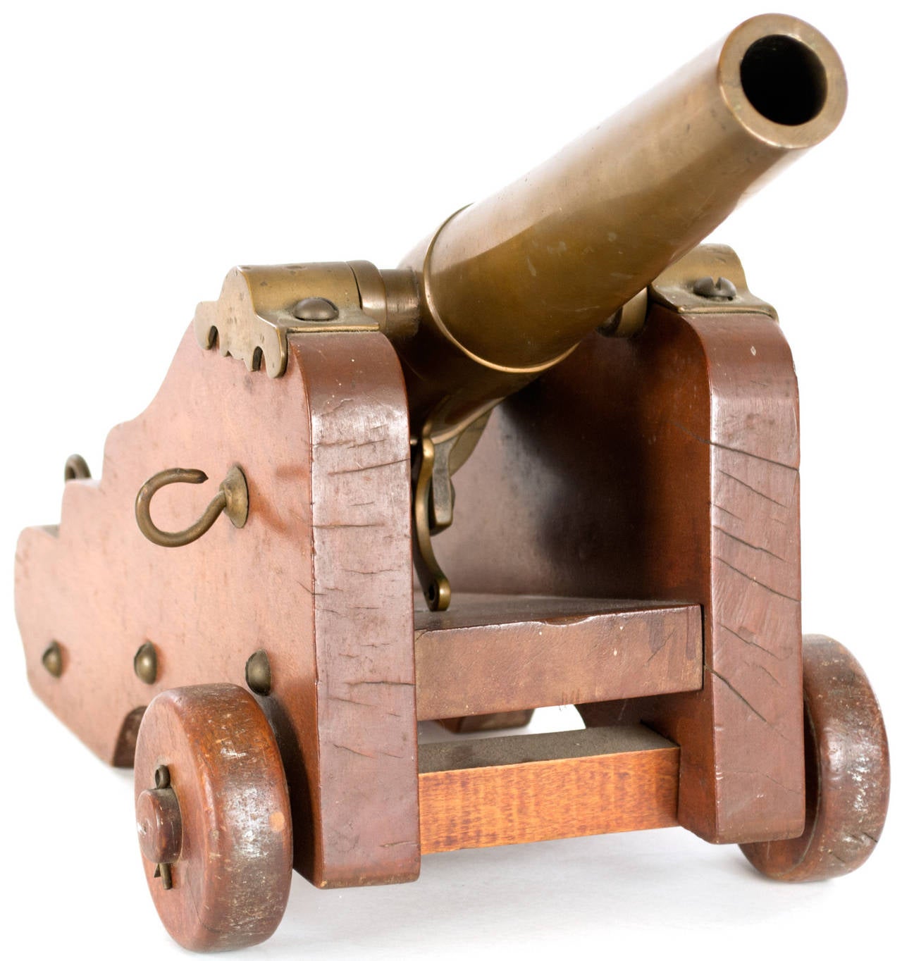 Cast Bronze and Carved Wood Signal Cannon at 1stdibs