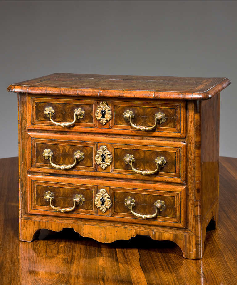 Antique Miniature Chest of Drawers at 1stDibs