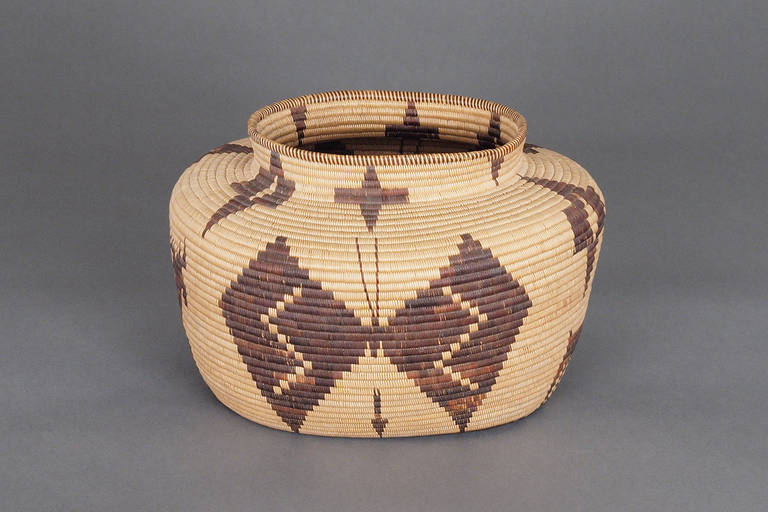 Antique Native American Basket by Panamint, 19th Century at 1stDibs