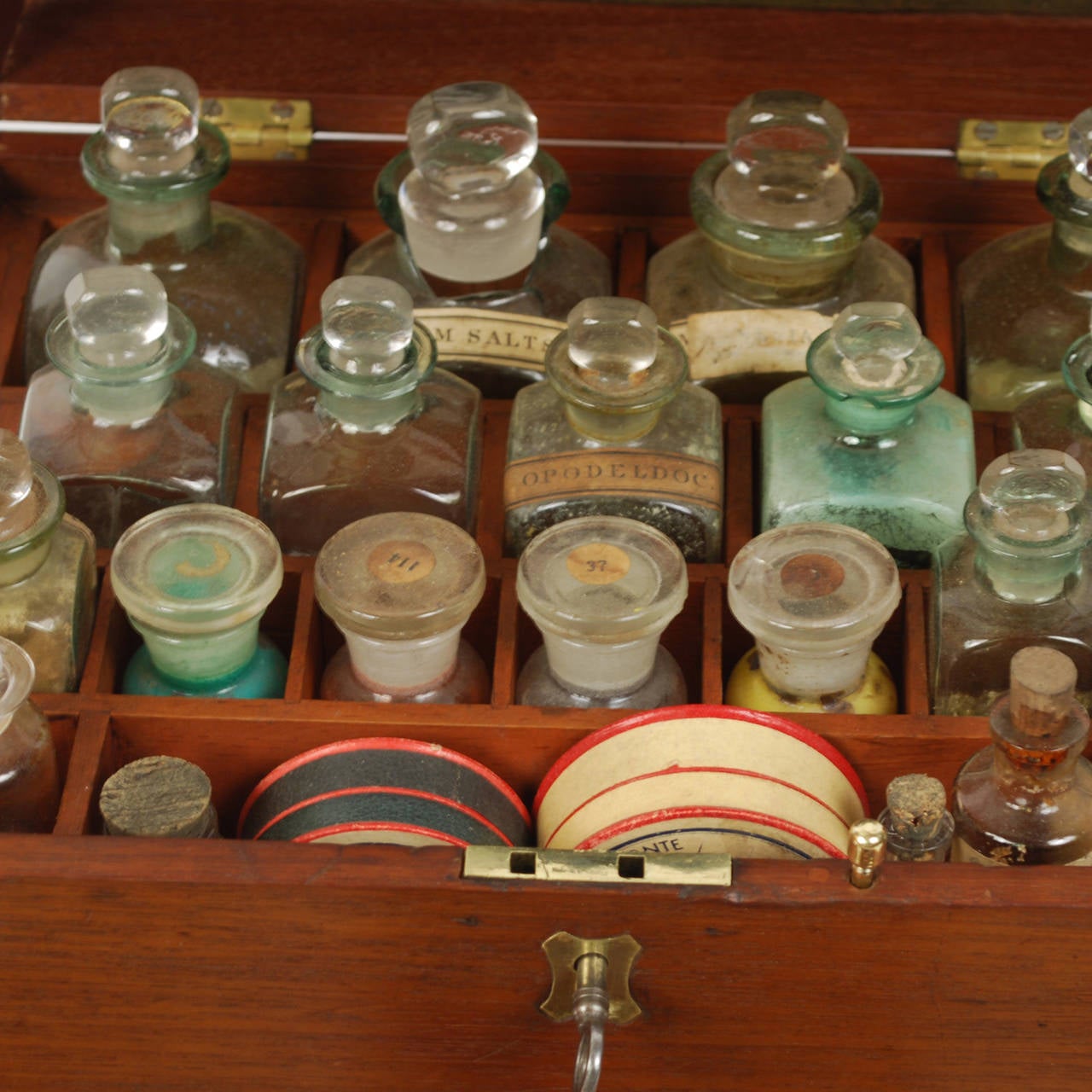 English Oak Wooden Apothecary For Sale at 1stdibs