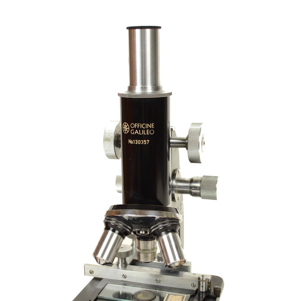 Microscope by Officine Galileo No. 30357, 1950s at 1stdibs
