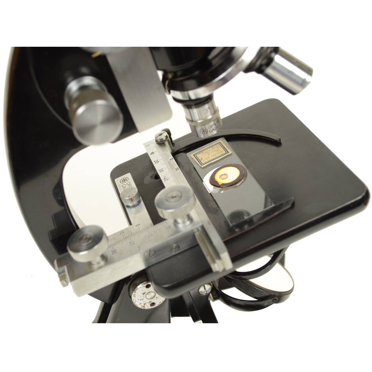 Microscope by Officine Galileo No. 30357, 1950s at 1stdibs