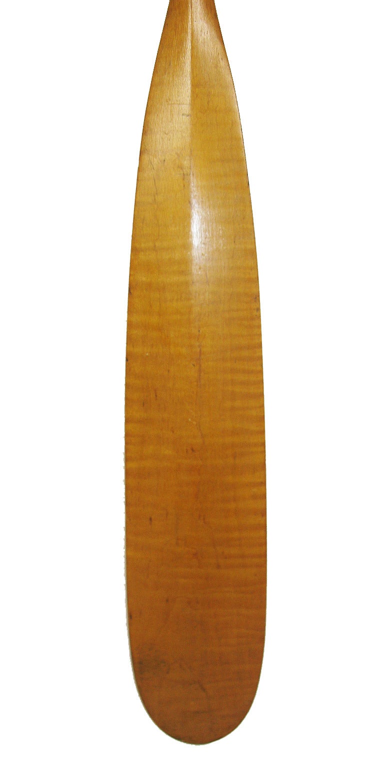Tiger Maple Canoe Paddle For Sale at 1stDibs