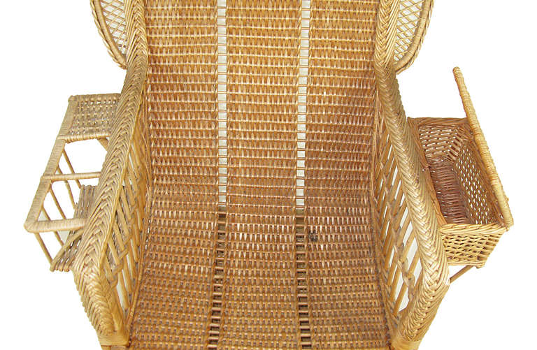 Maine Wicker Resort Chair For Sale at 1stDibs