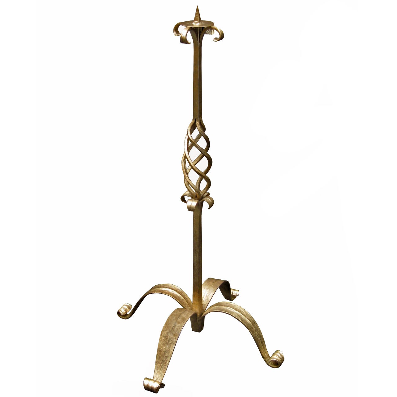 French Antique Candle Stand For Sale at 1stDibs