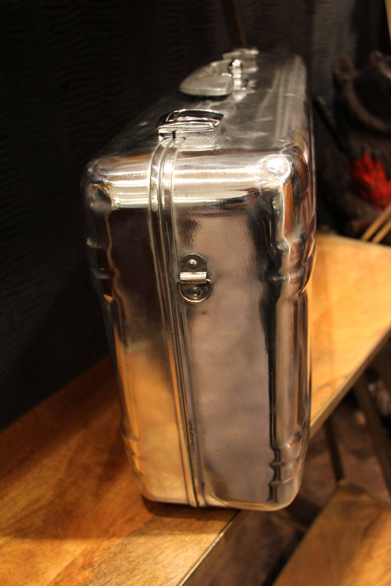 Polished Aluminum Suitcase by Halliburton at 1stDibs vintage