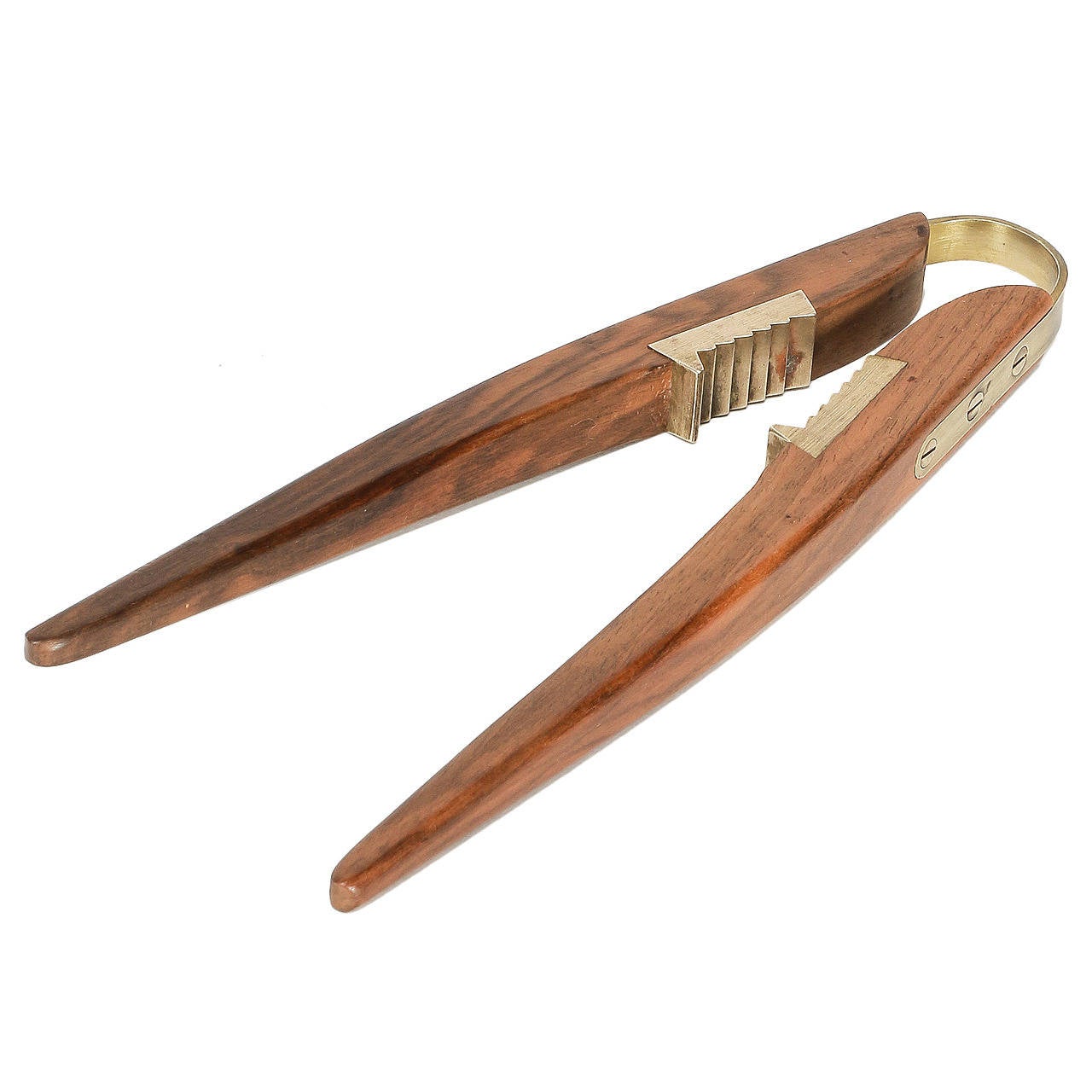 Walnut Brass Nutcracker by Carl Auböck, 1960s For Sale at 1stdibs