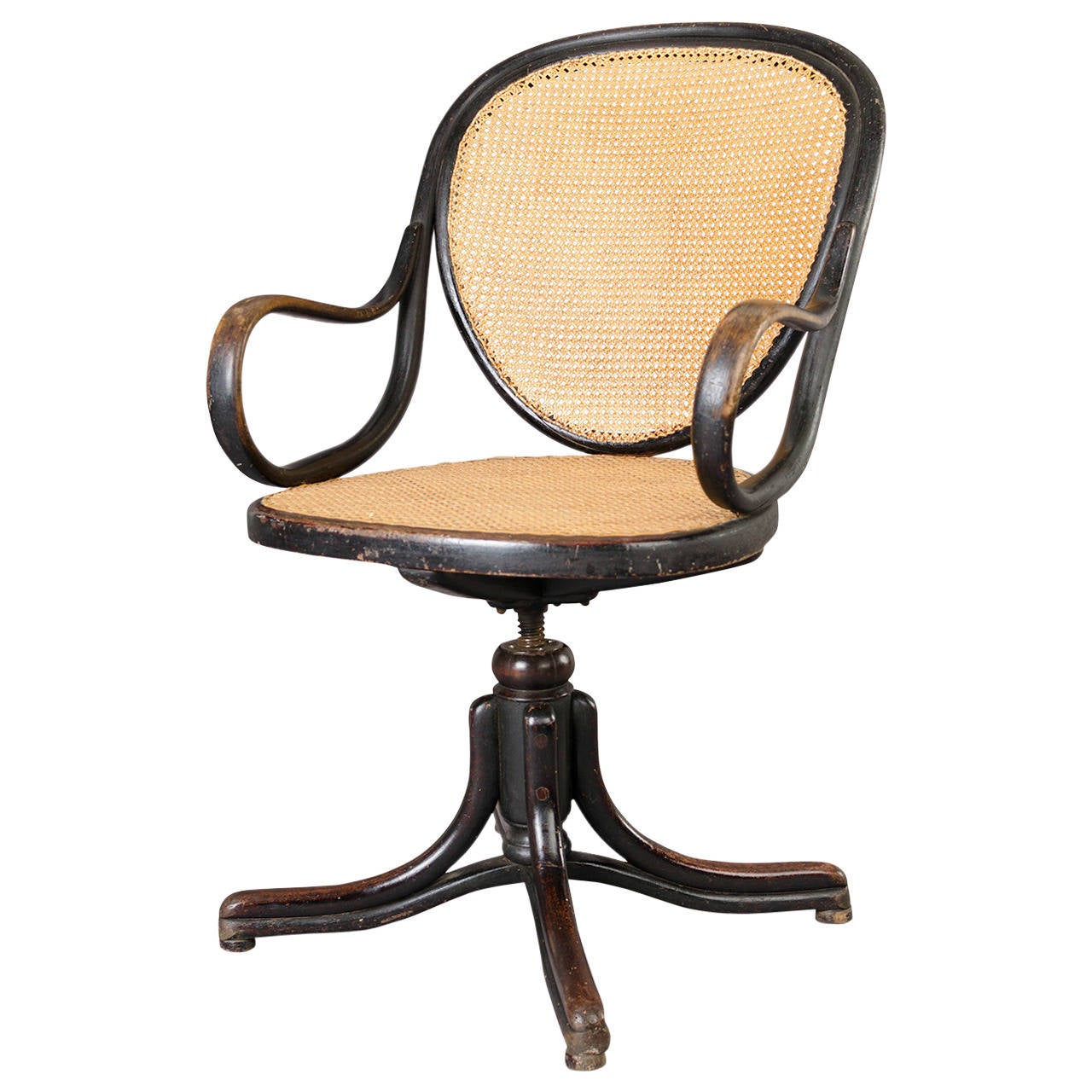 Swivel Office Chair by Gebrüder Vienna at 1stDibs