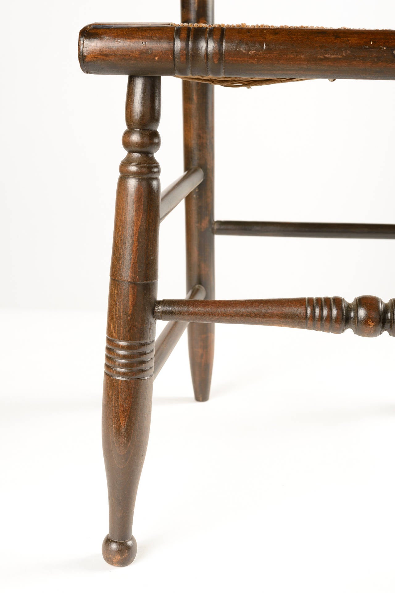 Set of Four Sheraton Style Hitchcock Chairs For Sale at 1stDibs