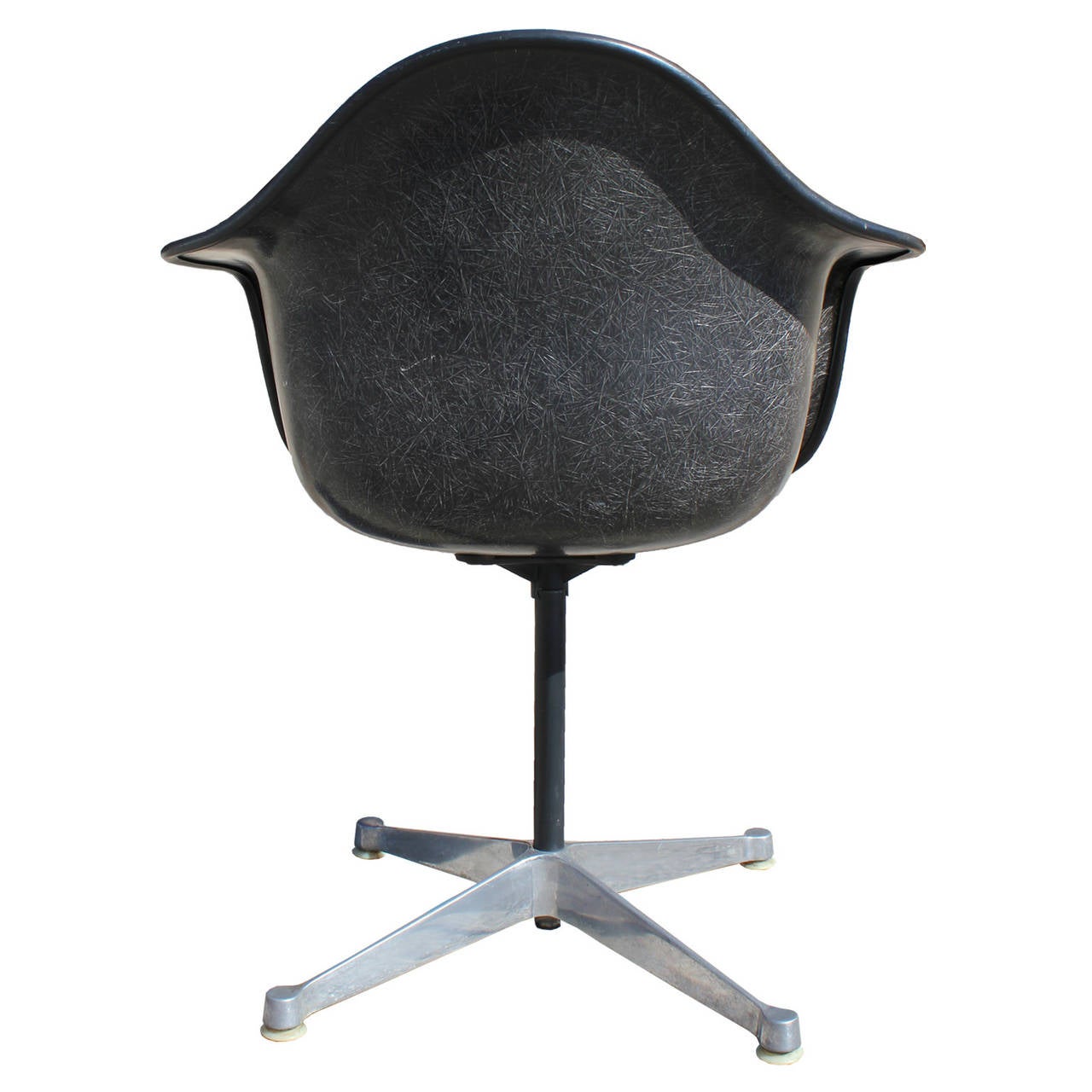 Set of Four Herman Miller Eames Swivel Bucket Chairs at 1stDibs