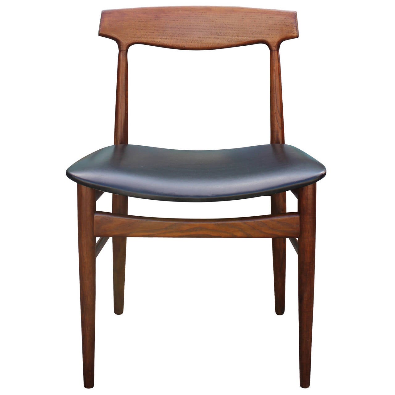 Set of Eight Mid Century Modern Danish Dining Chairs For Sale at 1stdibs