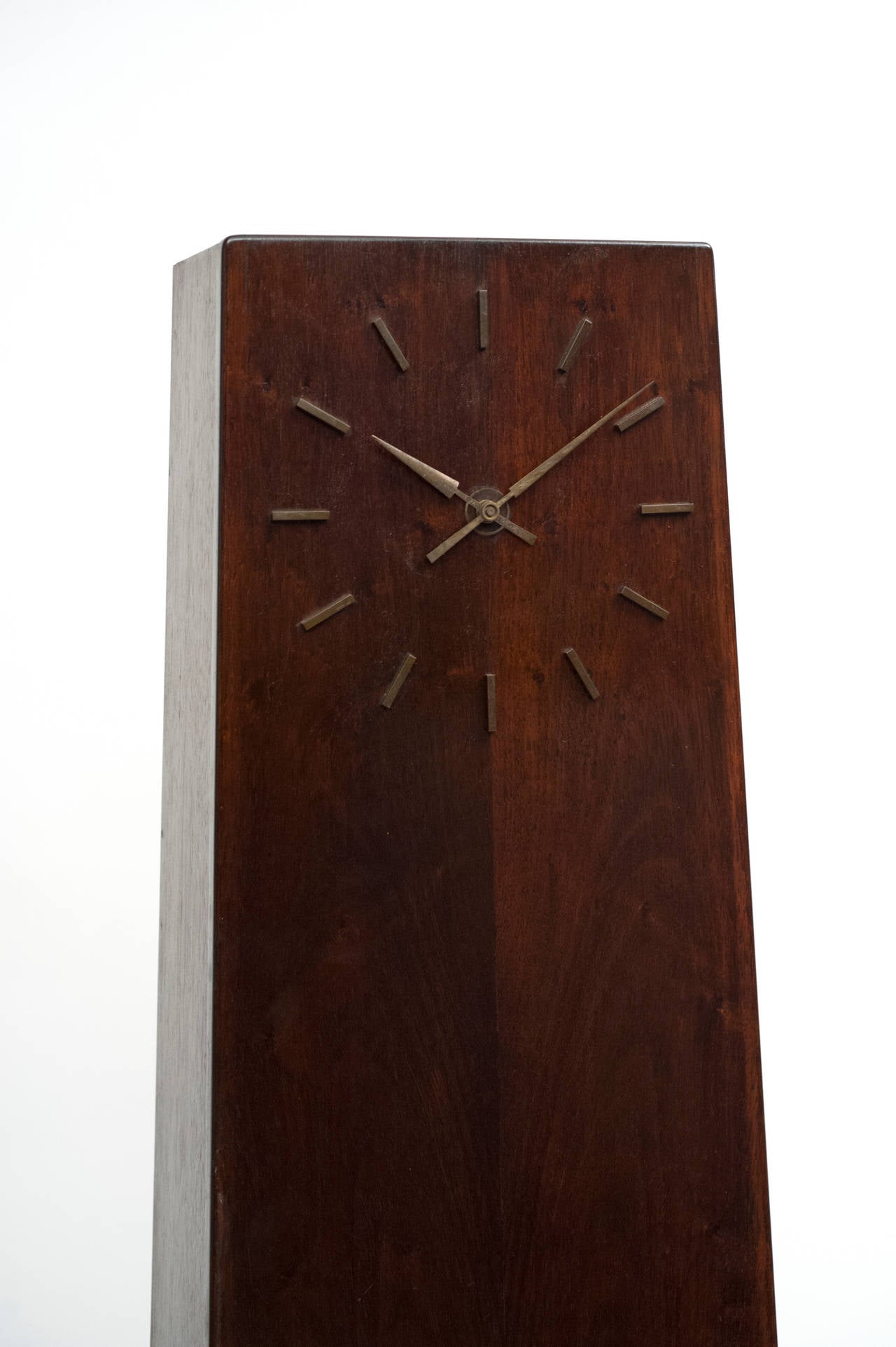 Danish Modern Rosewood Grandfather Clock with Hidden Bar at 1stDibs
