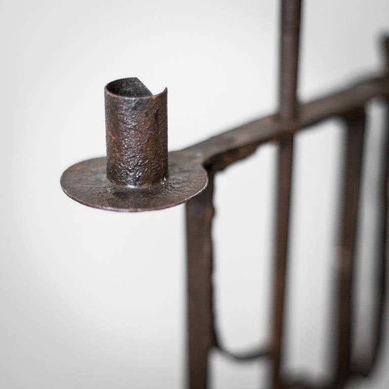 18th Century Swedish Iron Rush and Candle Holder at 1stDibs swedish