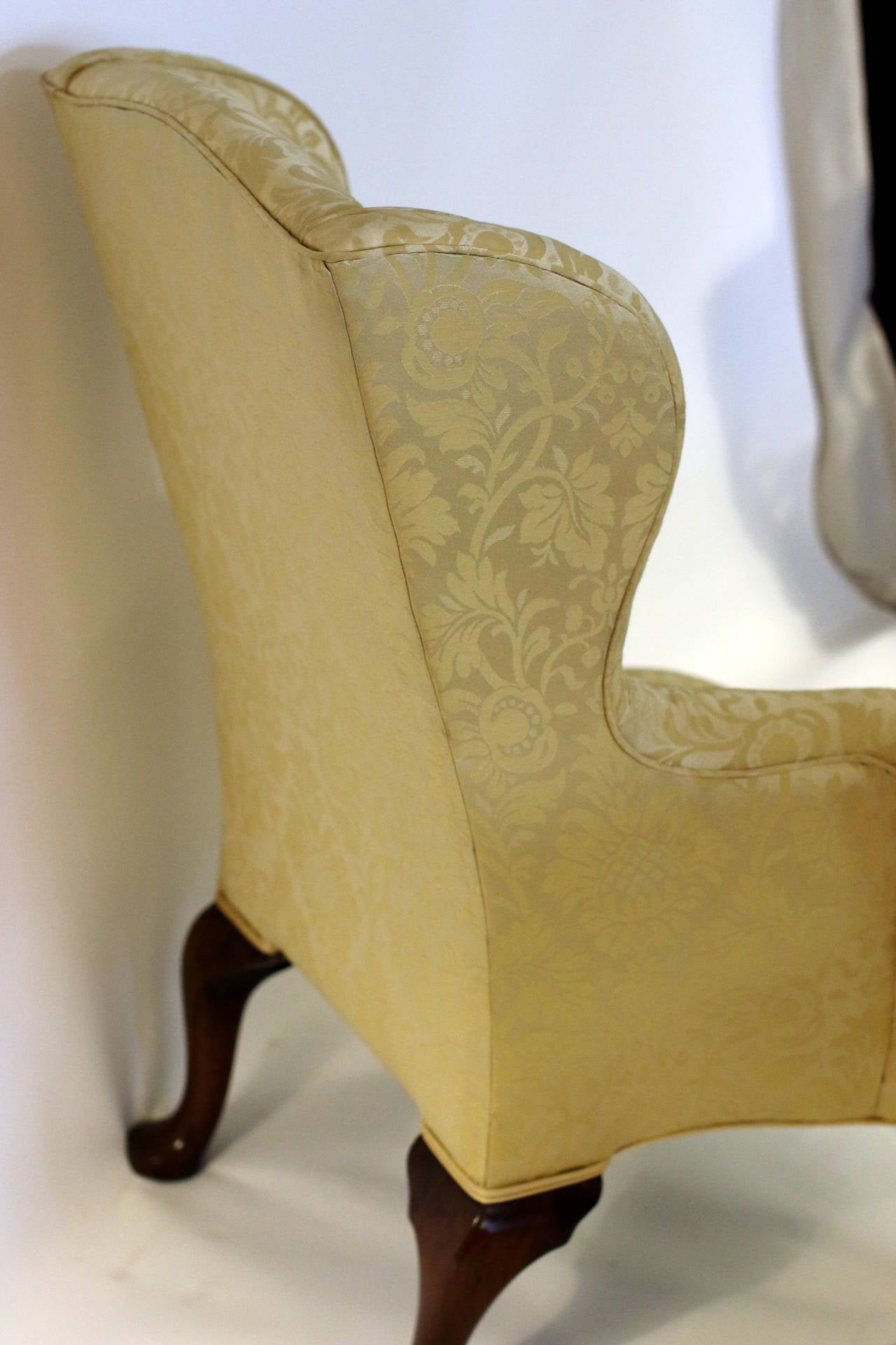 18th century English Petite Wingback Chair For Sale at 1stDibs