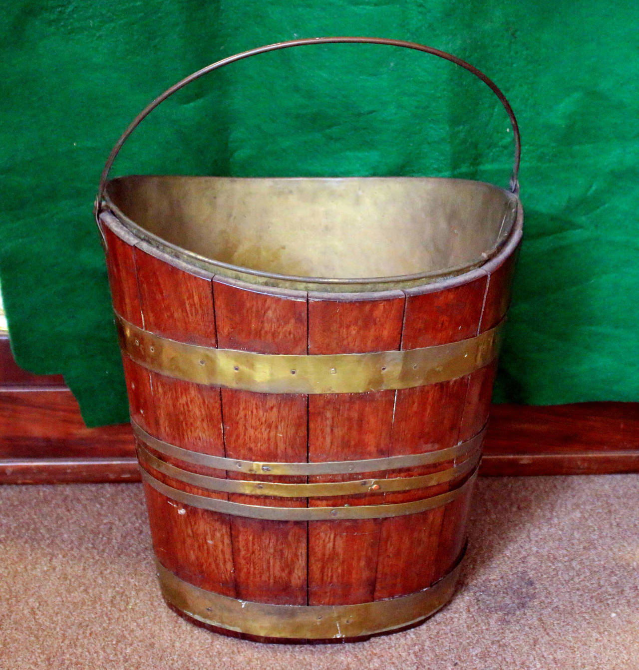 18th Century Peat Bucket Fireplace Accessory at 1stdibs