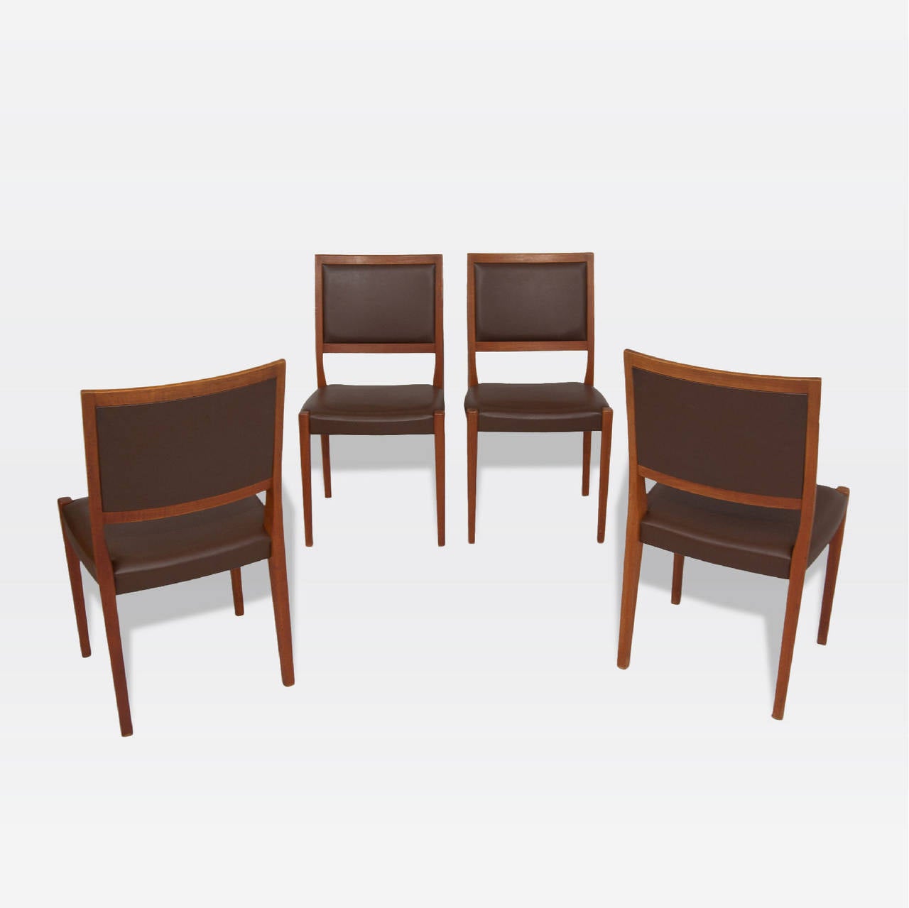 Svegards Markaryd Set of Four Teak Dining Chairs For Sale at 1stDibs