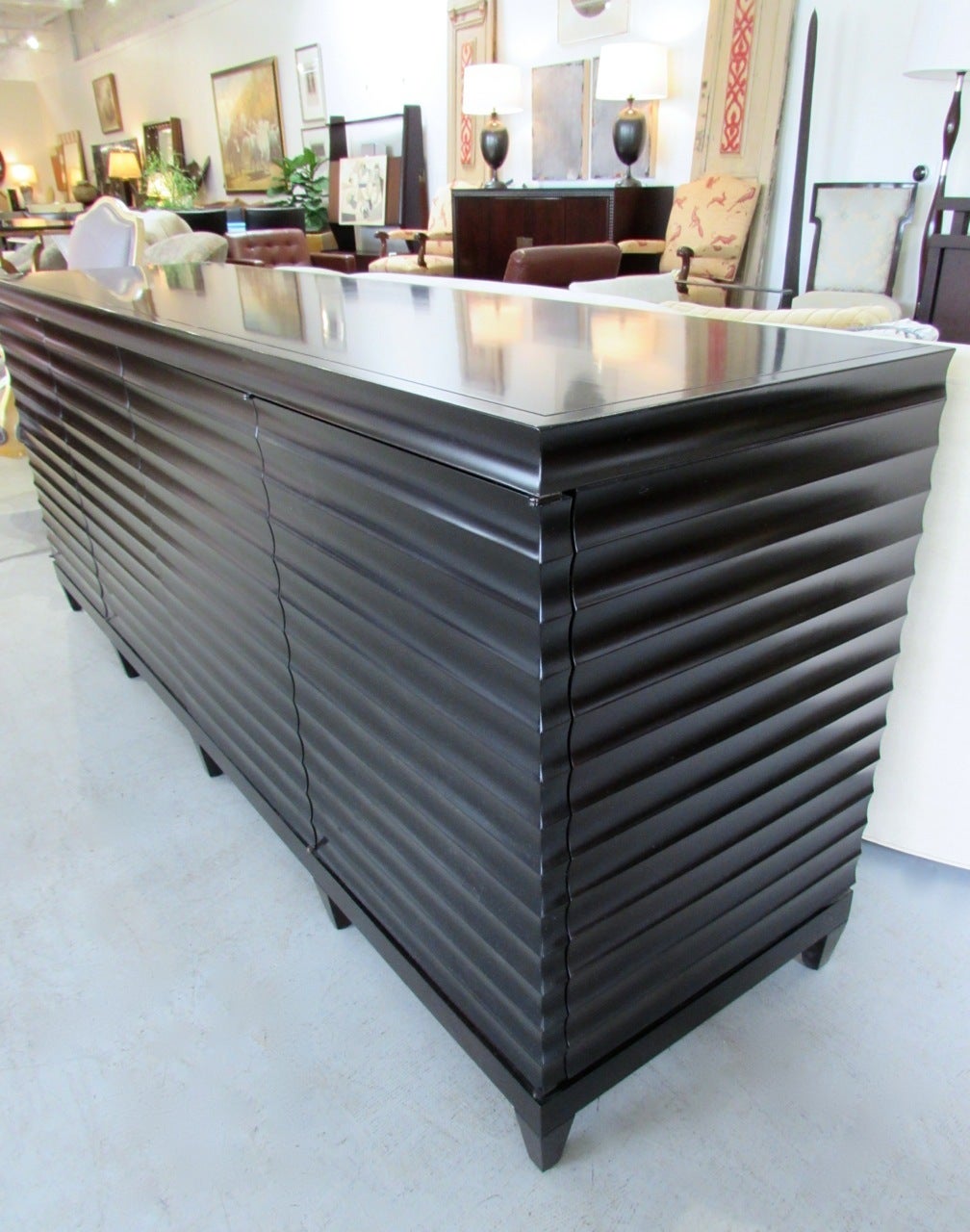 Barbara Barry for Baker Low Fluted at 1stDibs