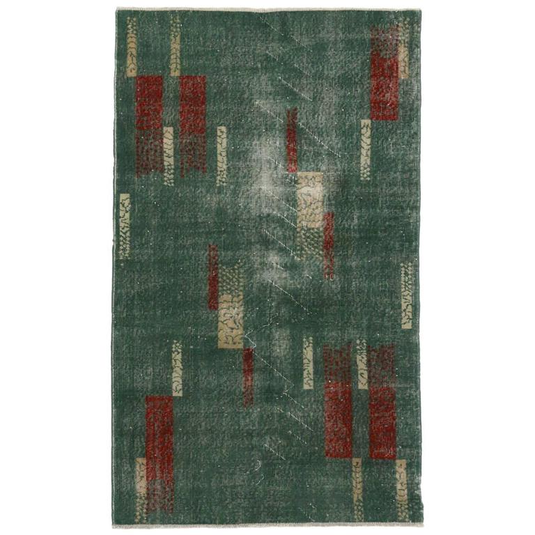 Zeki Müren Turkish Art Deco Rug with Contemporary Abstract Style For