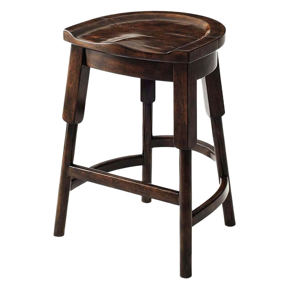 Rustic English Counter Stool For Sale at 1stDibs rustic modern
