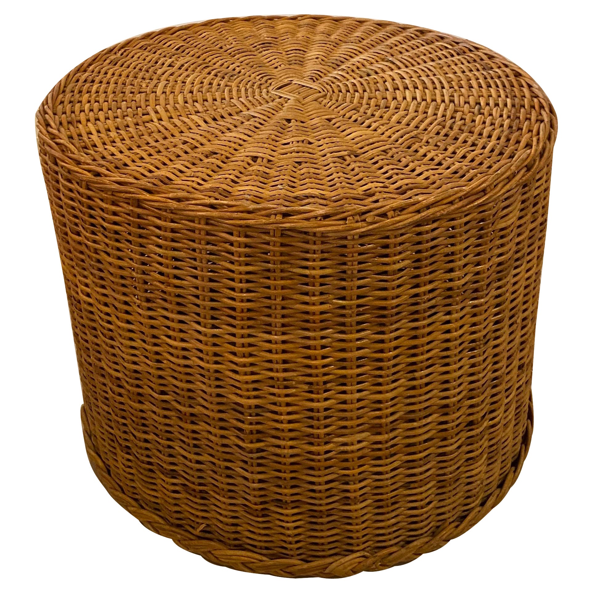 EARLY VICTORIAN WICKER SIDE TABLE at 1stDibs