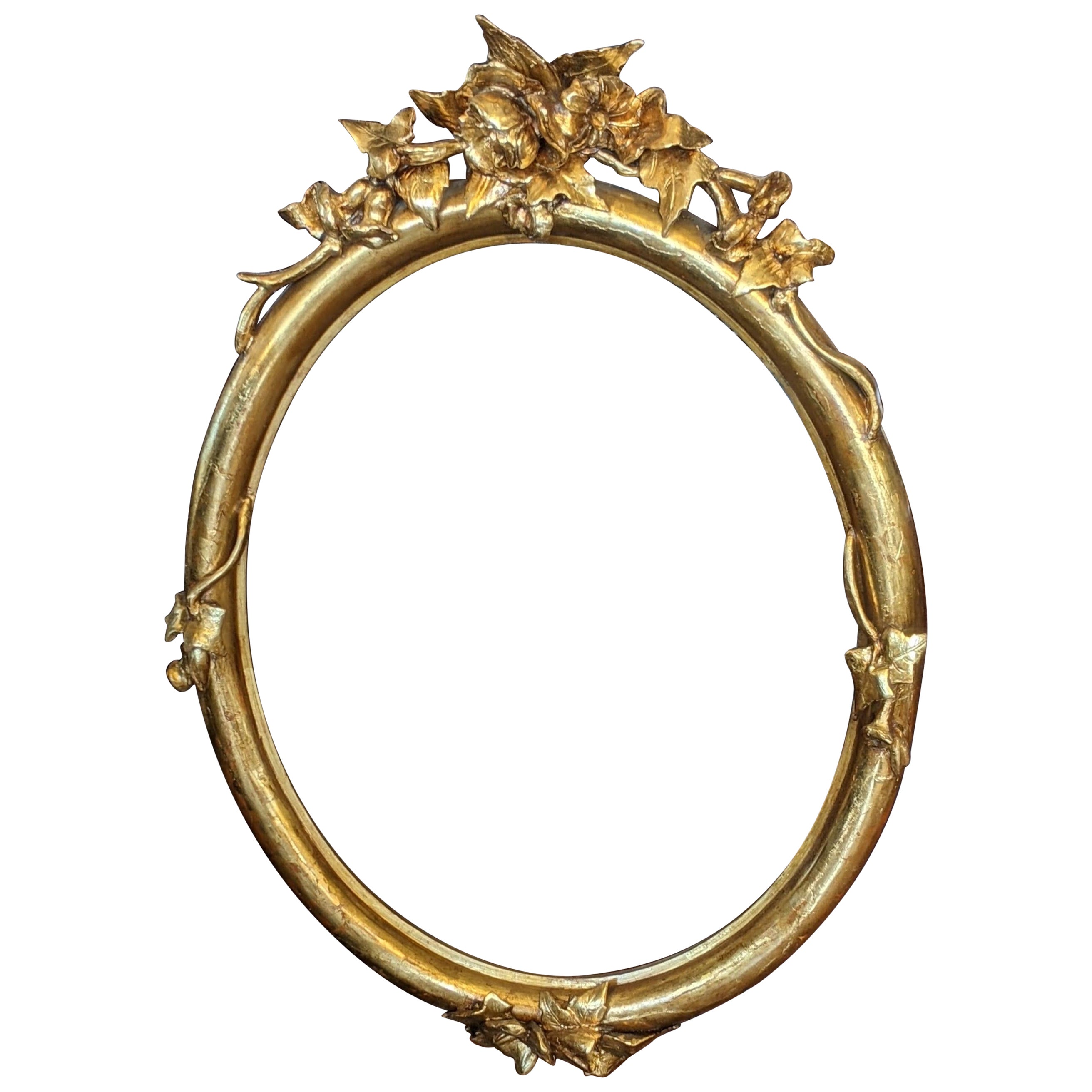 Small Frame Finished in Gold Leaf, 1800 For Sale at 1stDibs