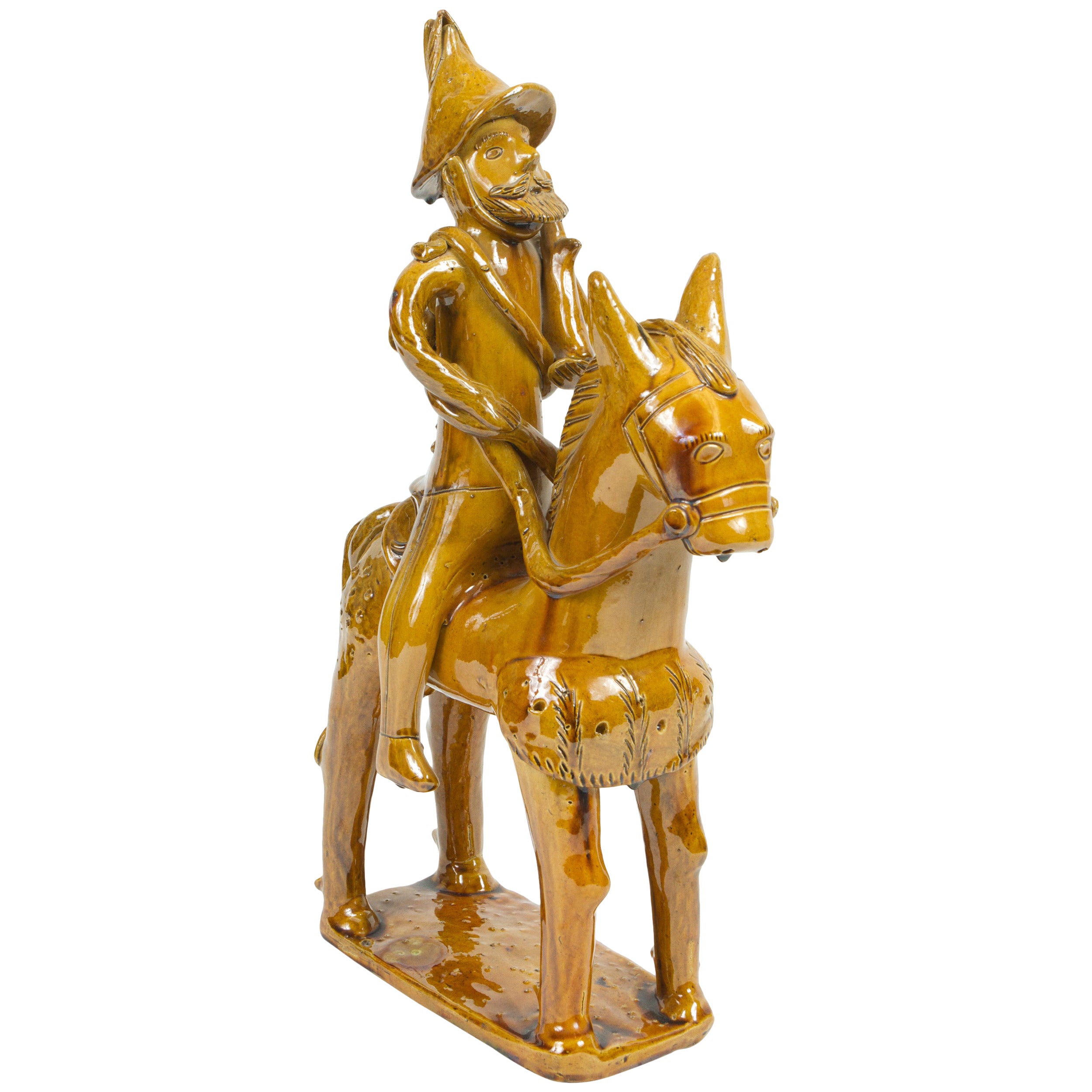 Signed Spaghetti Sculpture of Don Quixote by Roberto Nischli at 1stDibs