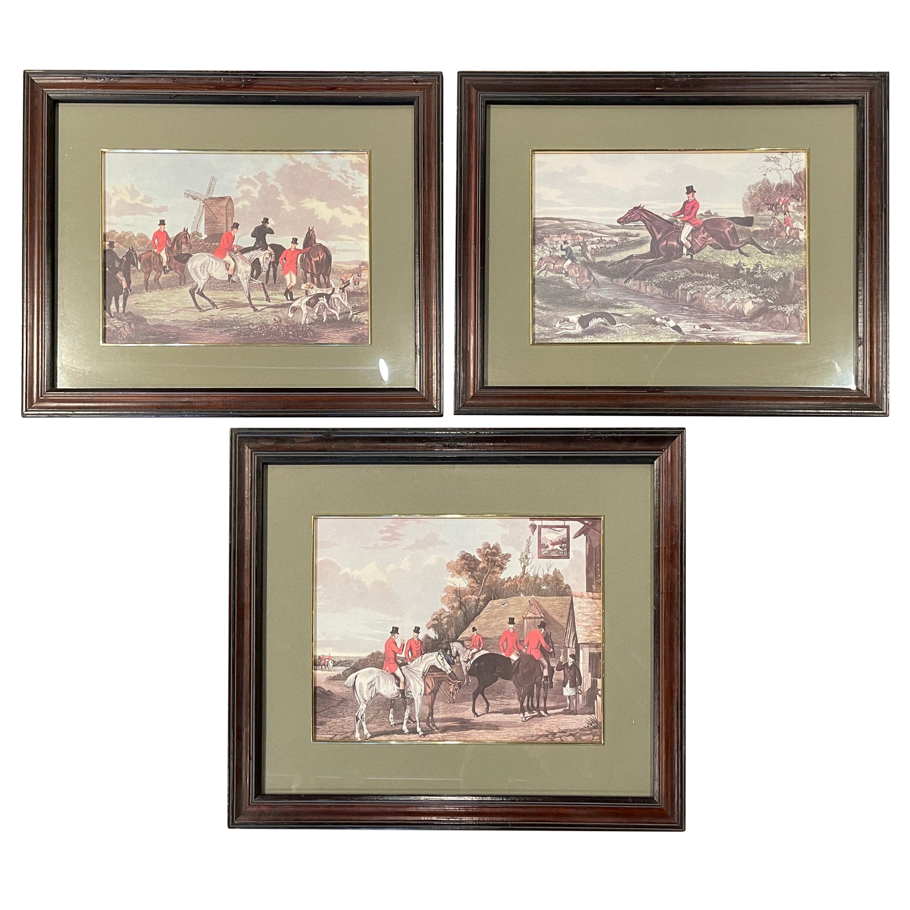 Set of Three Mid Century Framed Prints by William Weege at 1stDibs