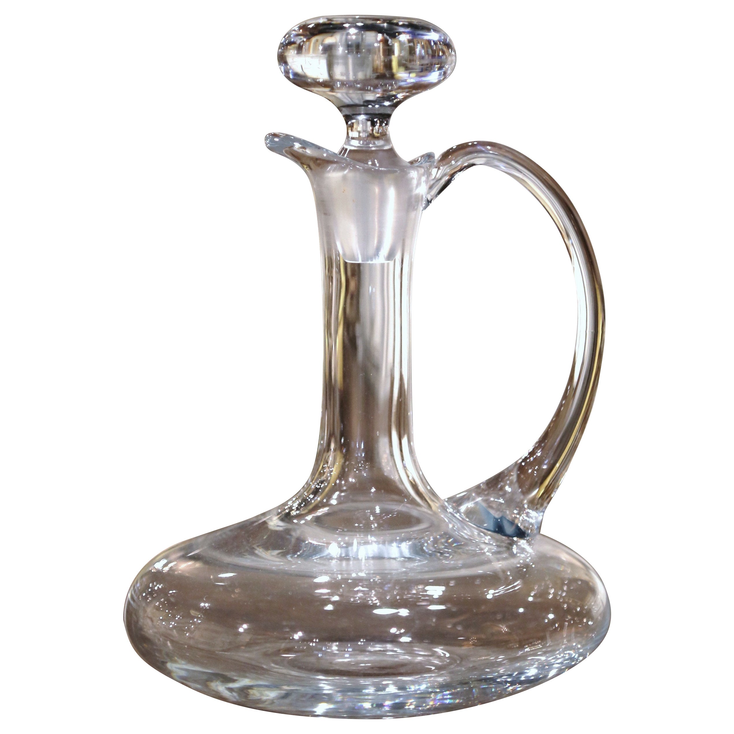 Mid Century Glass and Chrome Decanter Set at 1stDibs mid century