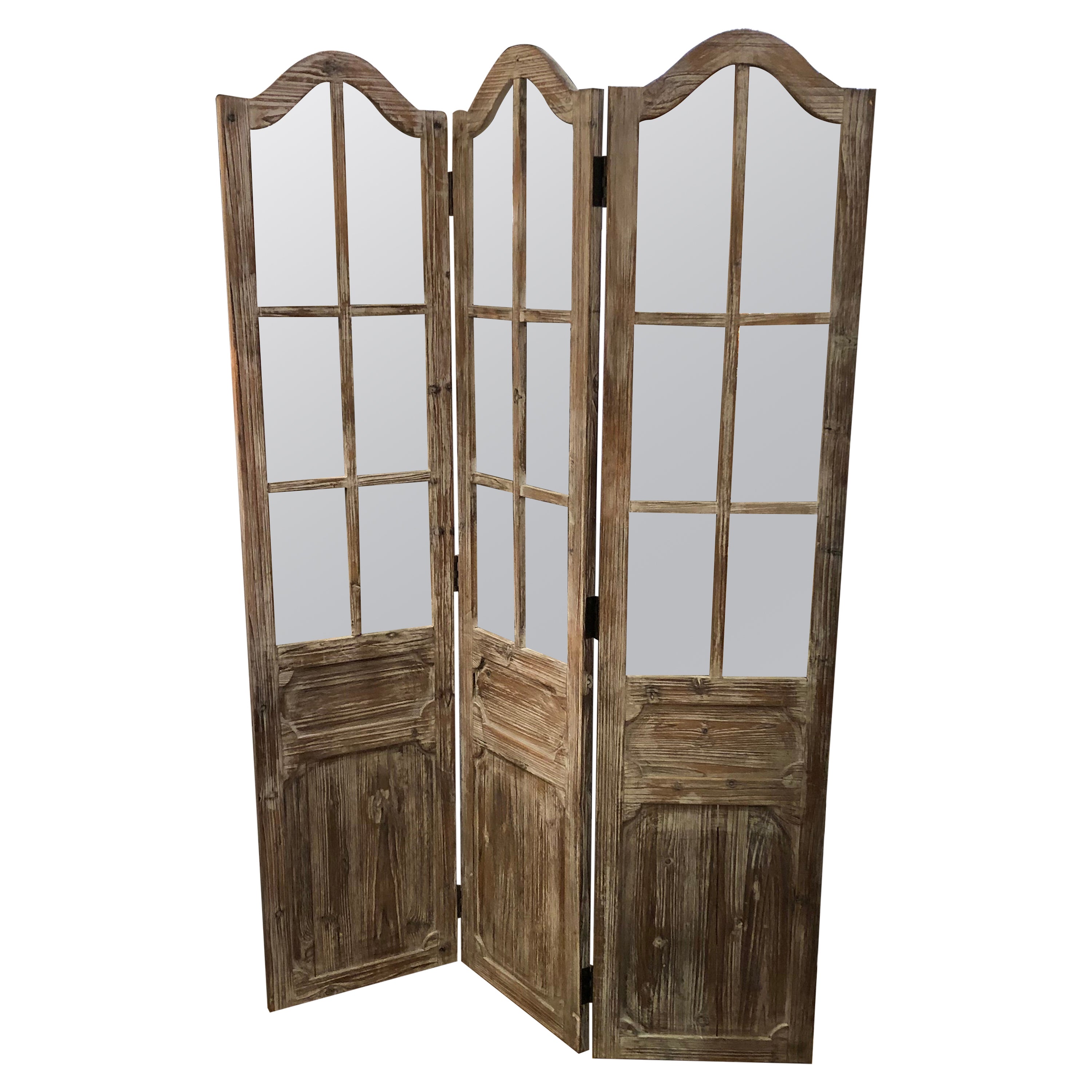 Contemporary Modern Wood 2 Panel Room Divider Screen by Arkitektura