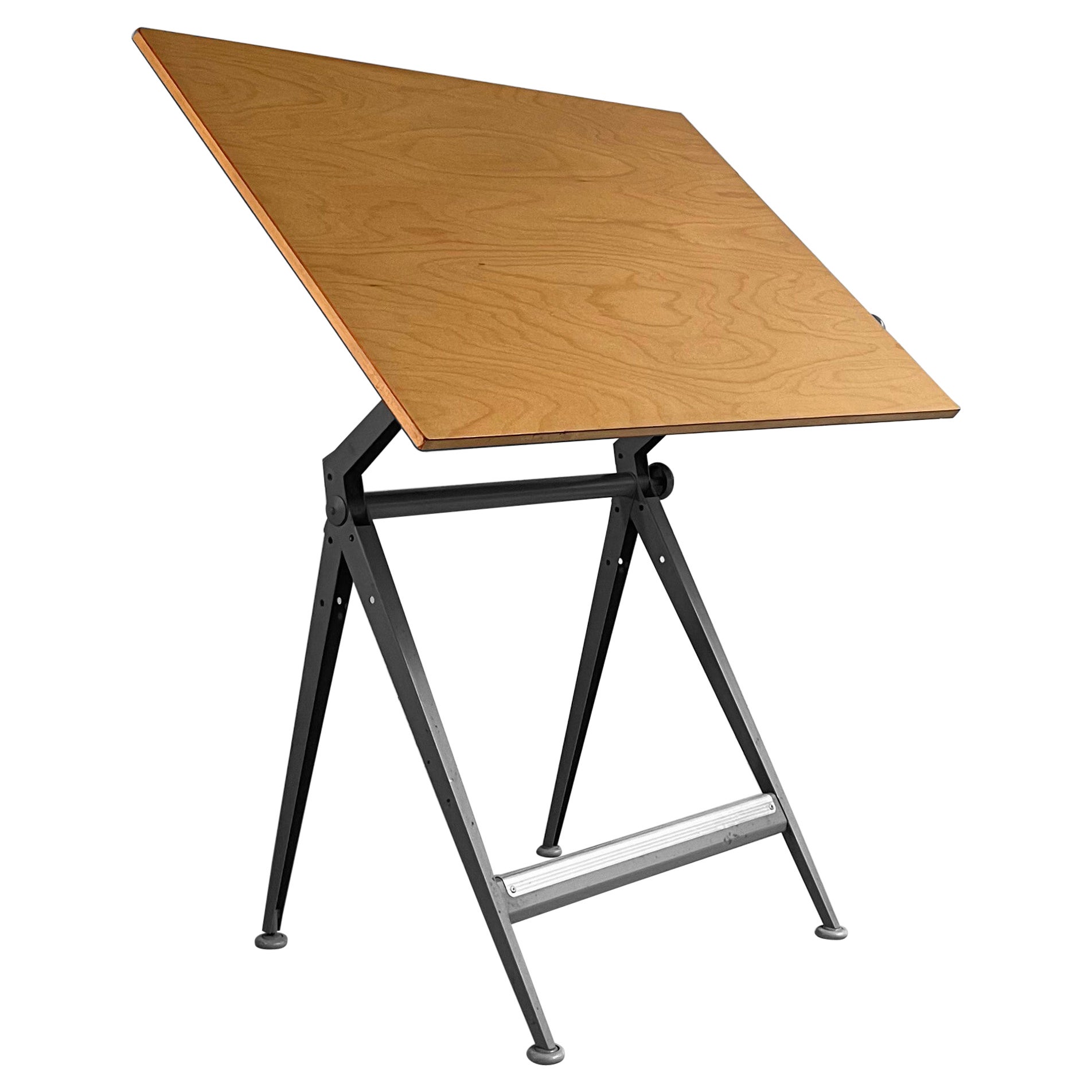 Wim Rietveld and Friso Kramer Architectural Drafting Table and Chair
