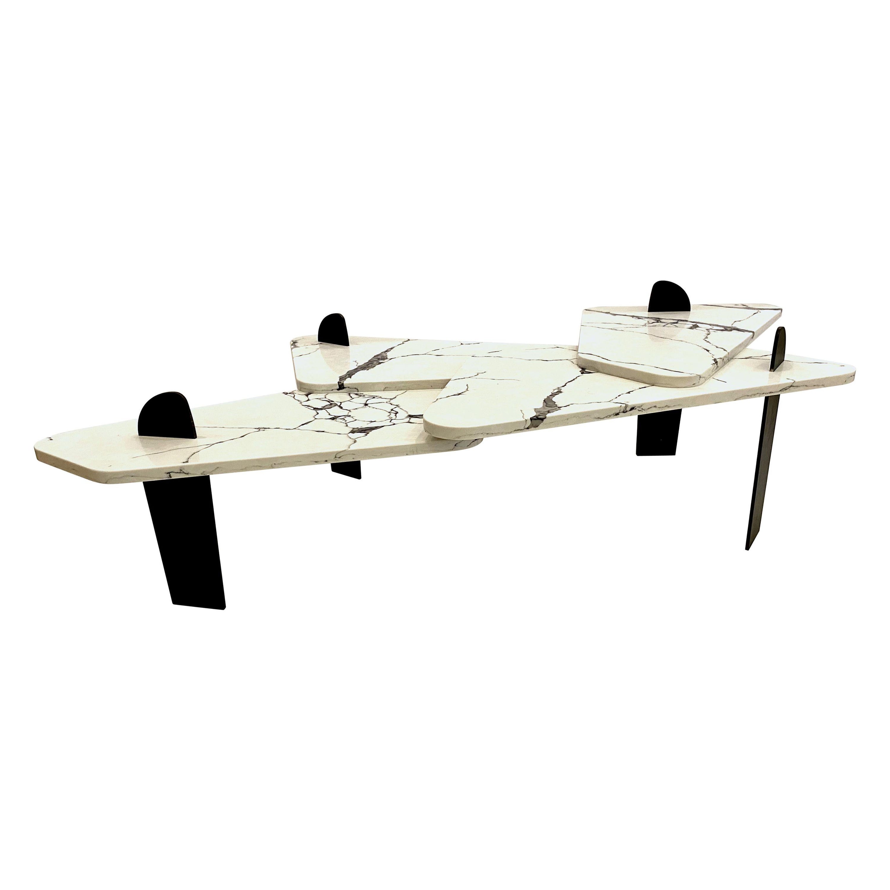 White Quartz Coffee Table at 1stDibs quartz top coffee table, quartz