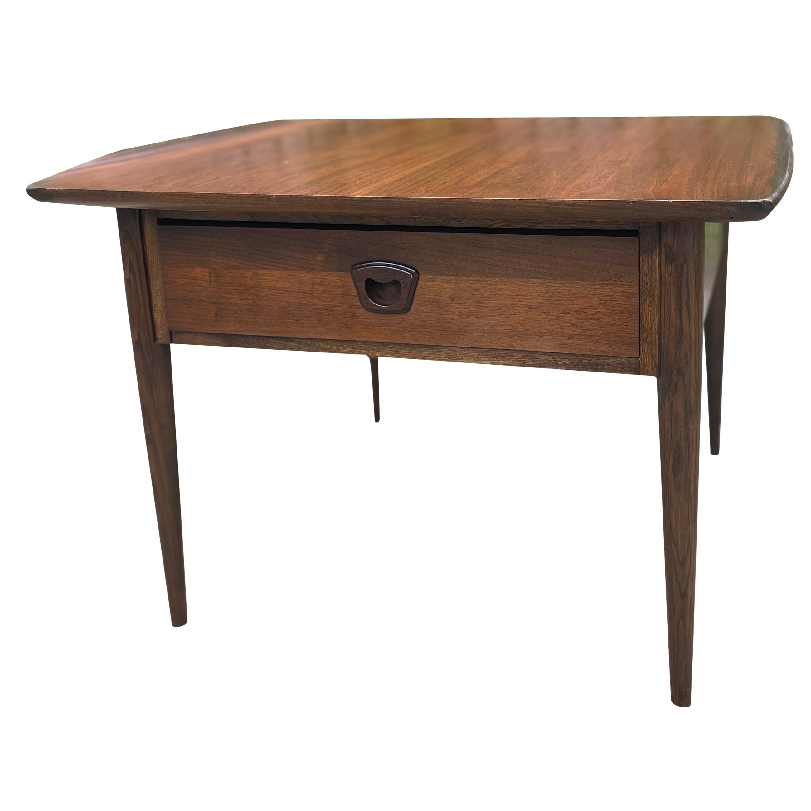 Refinished Bassett End Table With Drawer at 1stDibs bassett end table