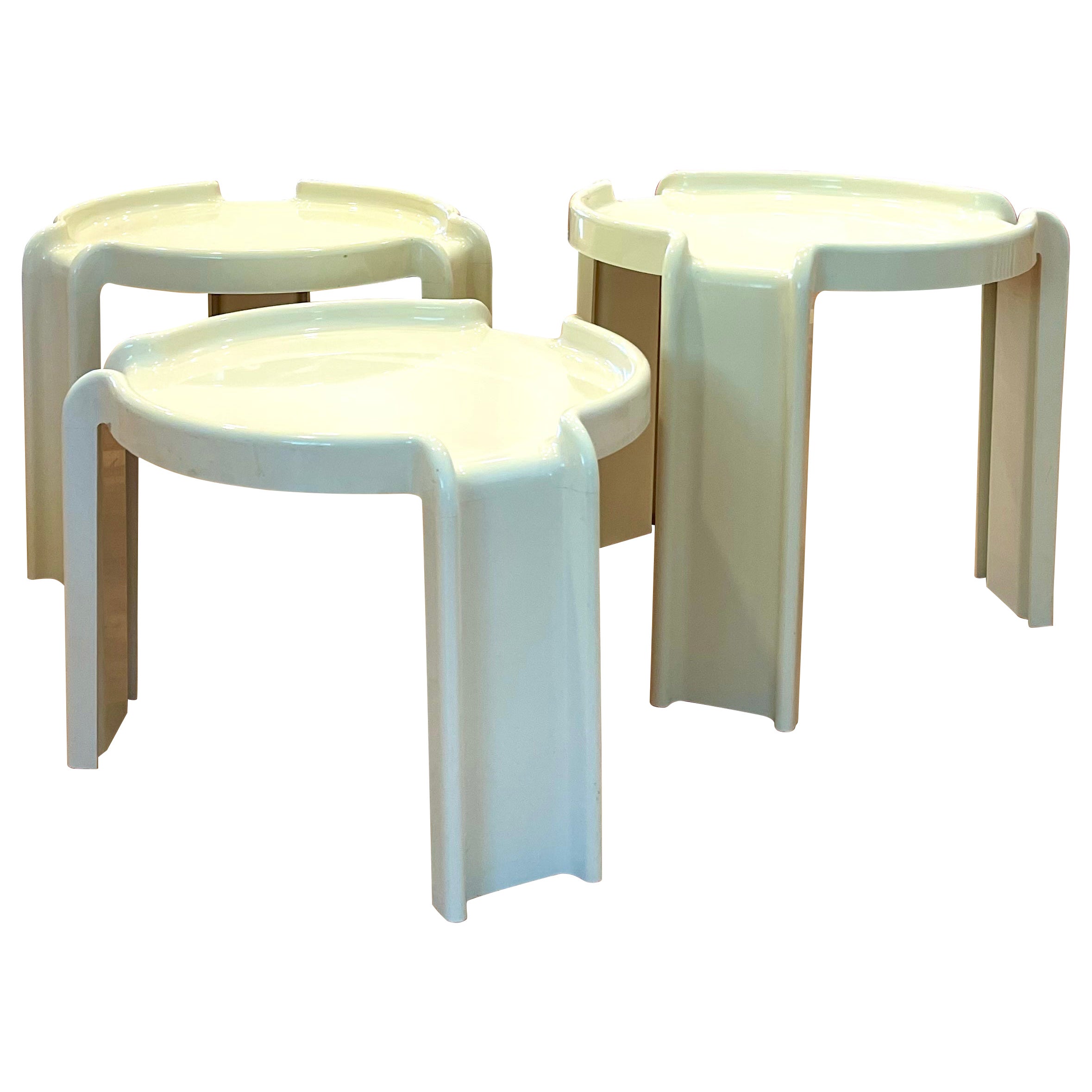 Nesting Tables, Giotto Stoppino for Kartell, 1973 at 1stDibs