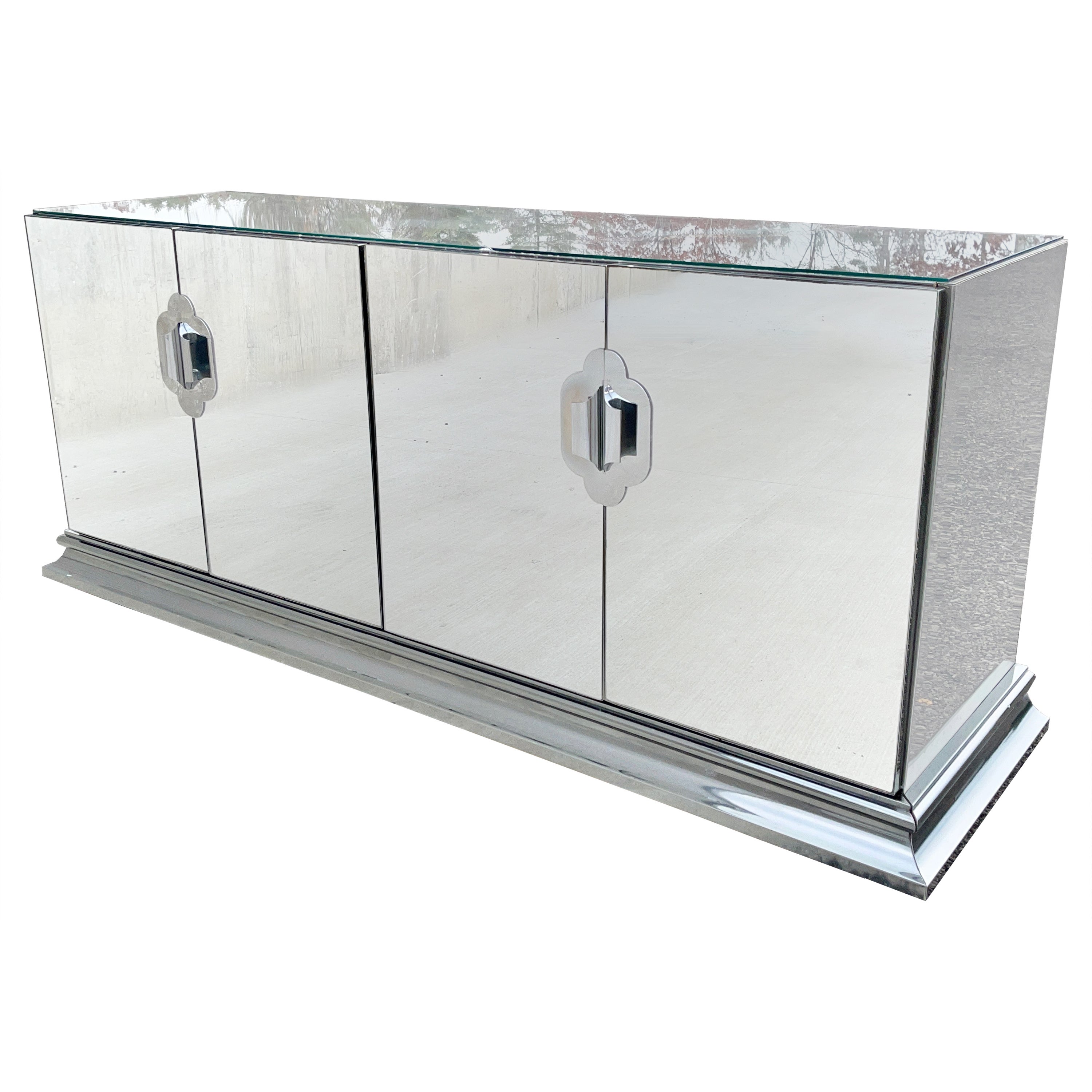 Mirrored Credenza by Ello at 1stDibs ello mirrored credenza, ello