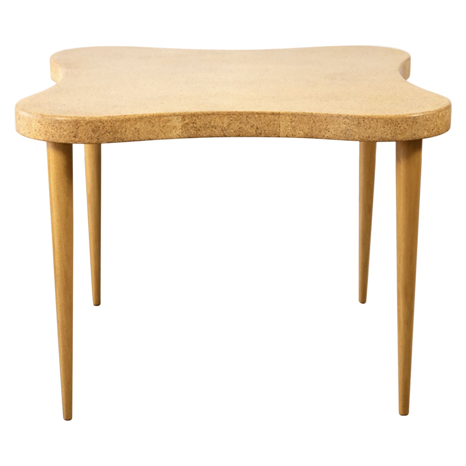 Paul Frankl for Johnson Furniture Mahogany and White Cork Dining Set