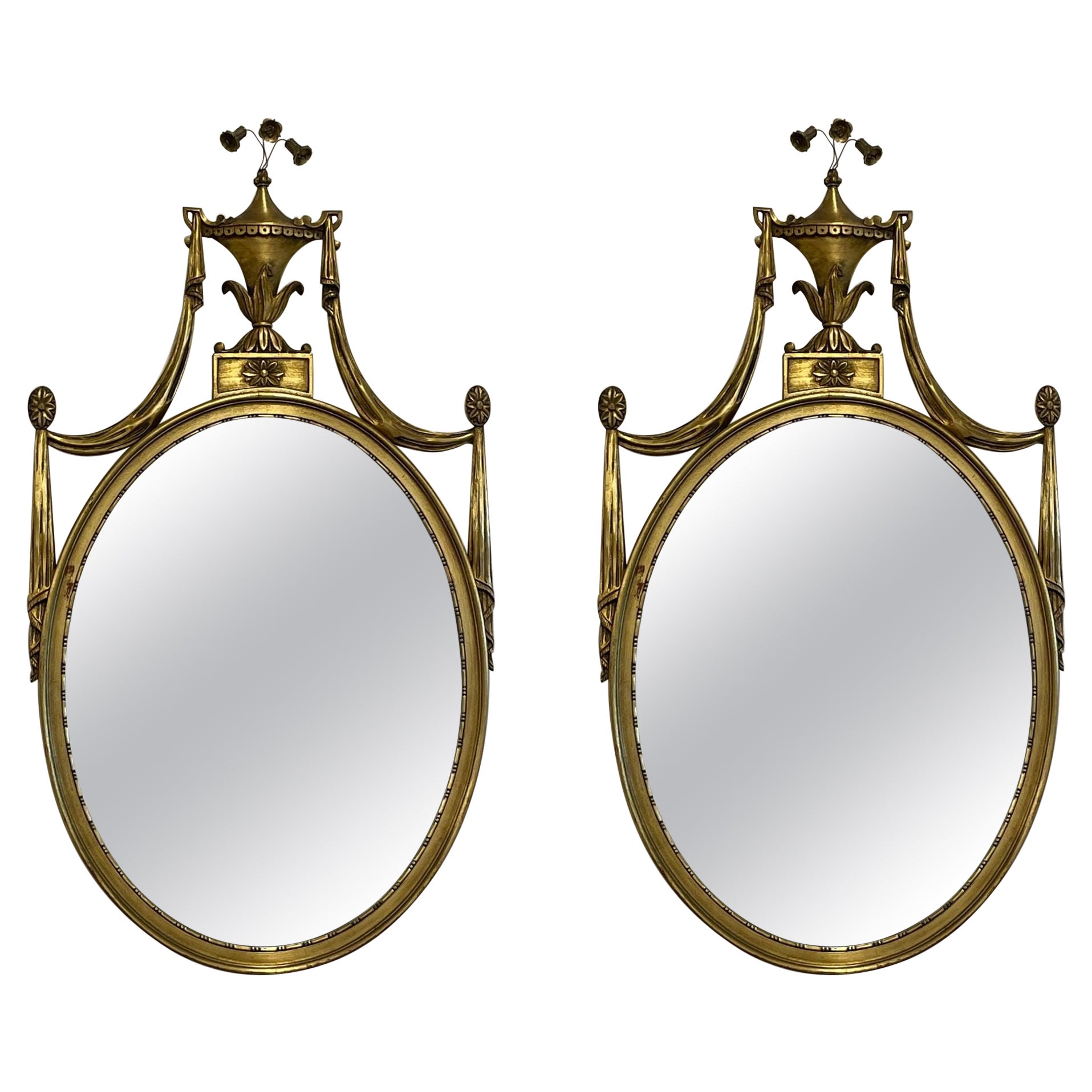 Pair of William Morris Style Arched Mirrors at 1stDibs william morris