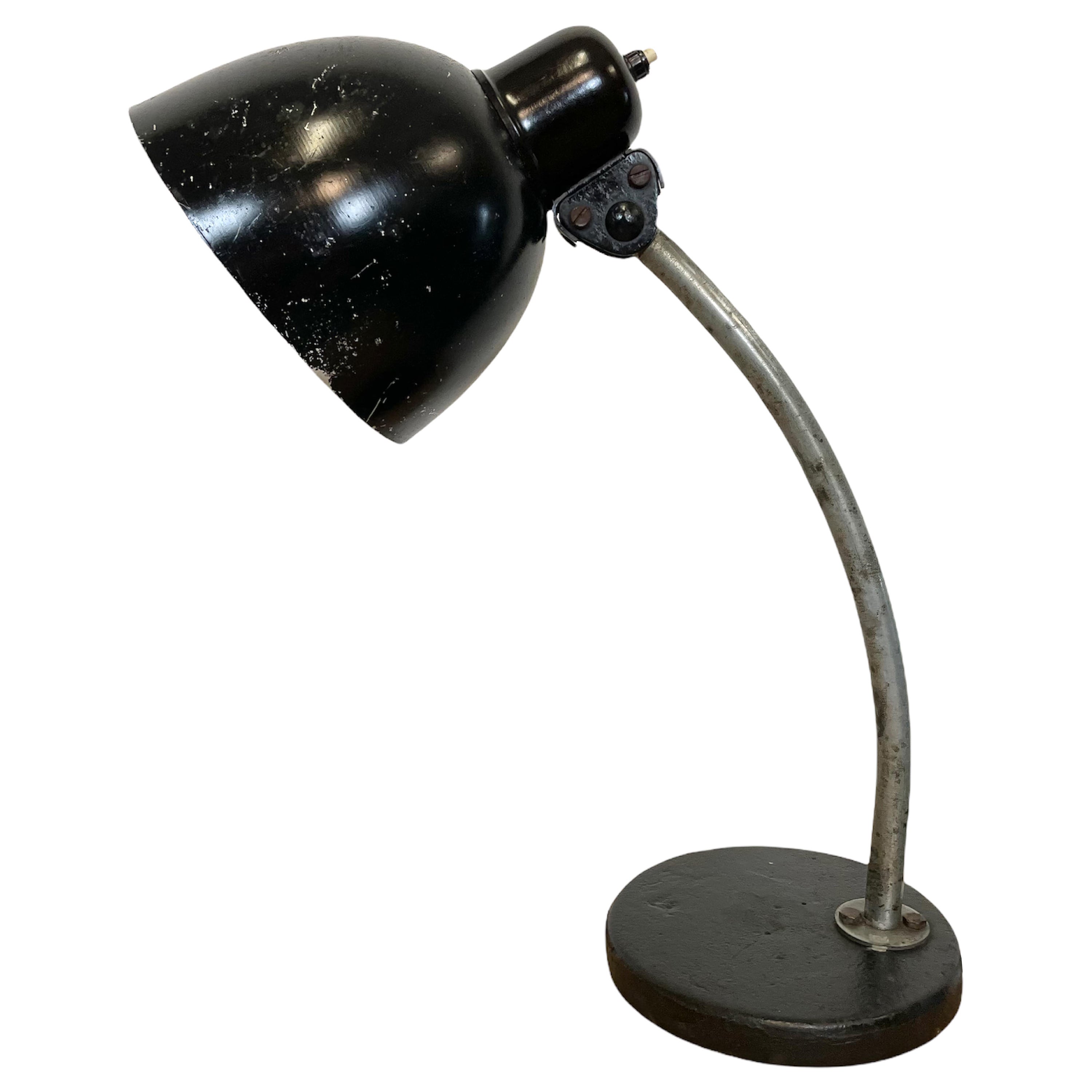 1950s Stanley Industrial Vintage Articulating Magnifying Table Lamp 701
