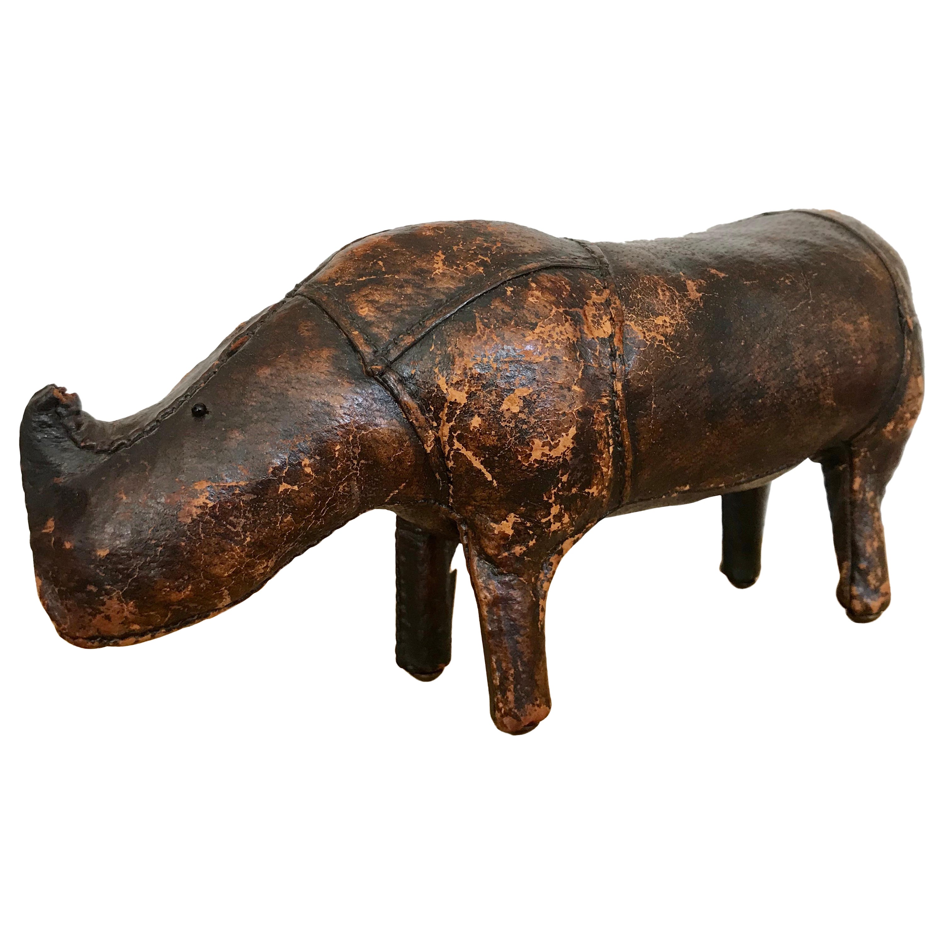 Omersa Leather Rhino at 1stDibs omersa rhino, leather rhinoceros