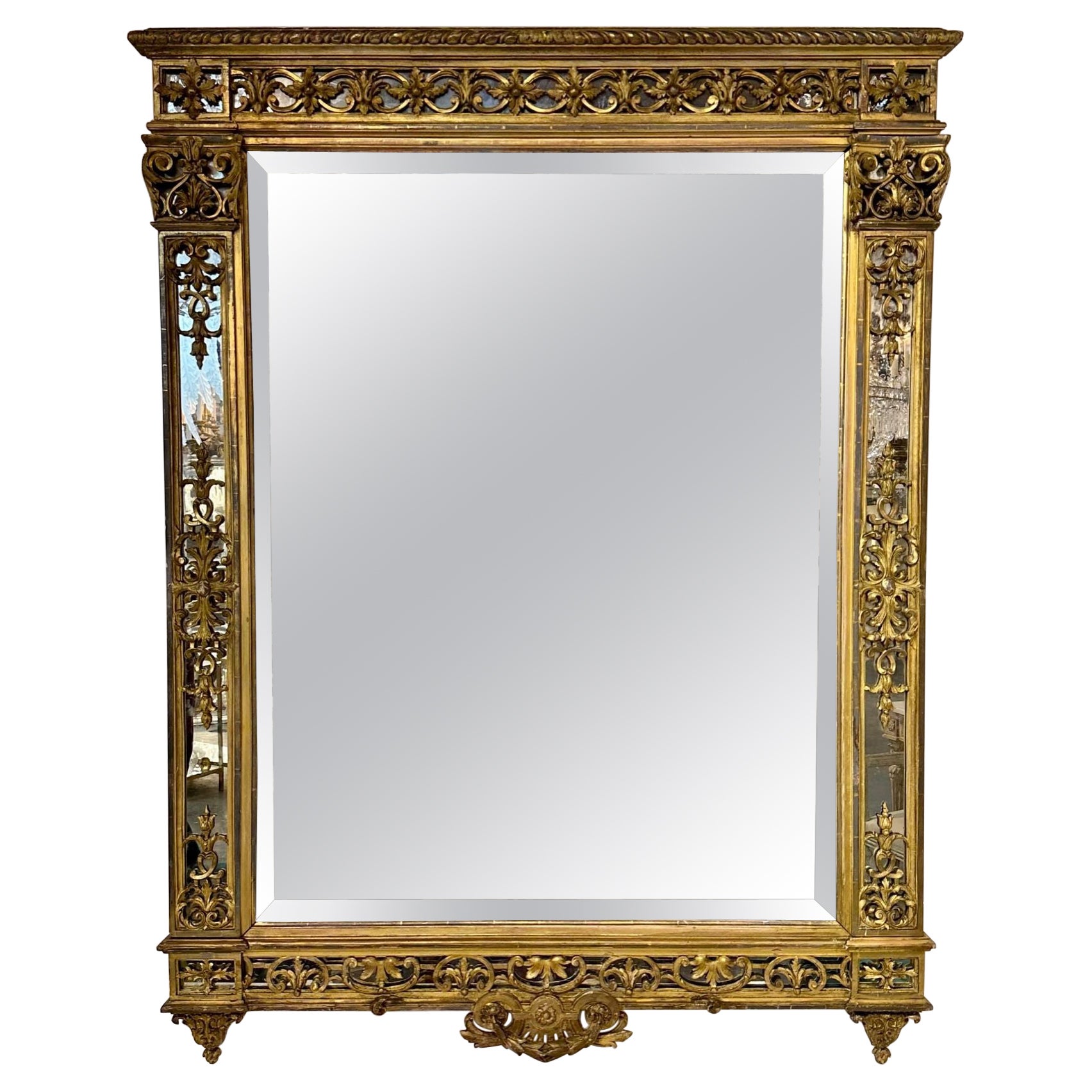 Gilded French Regency Mirror at 1stDibs