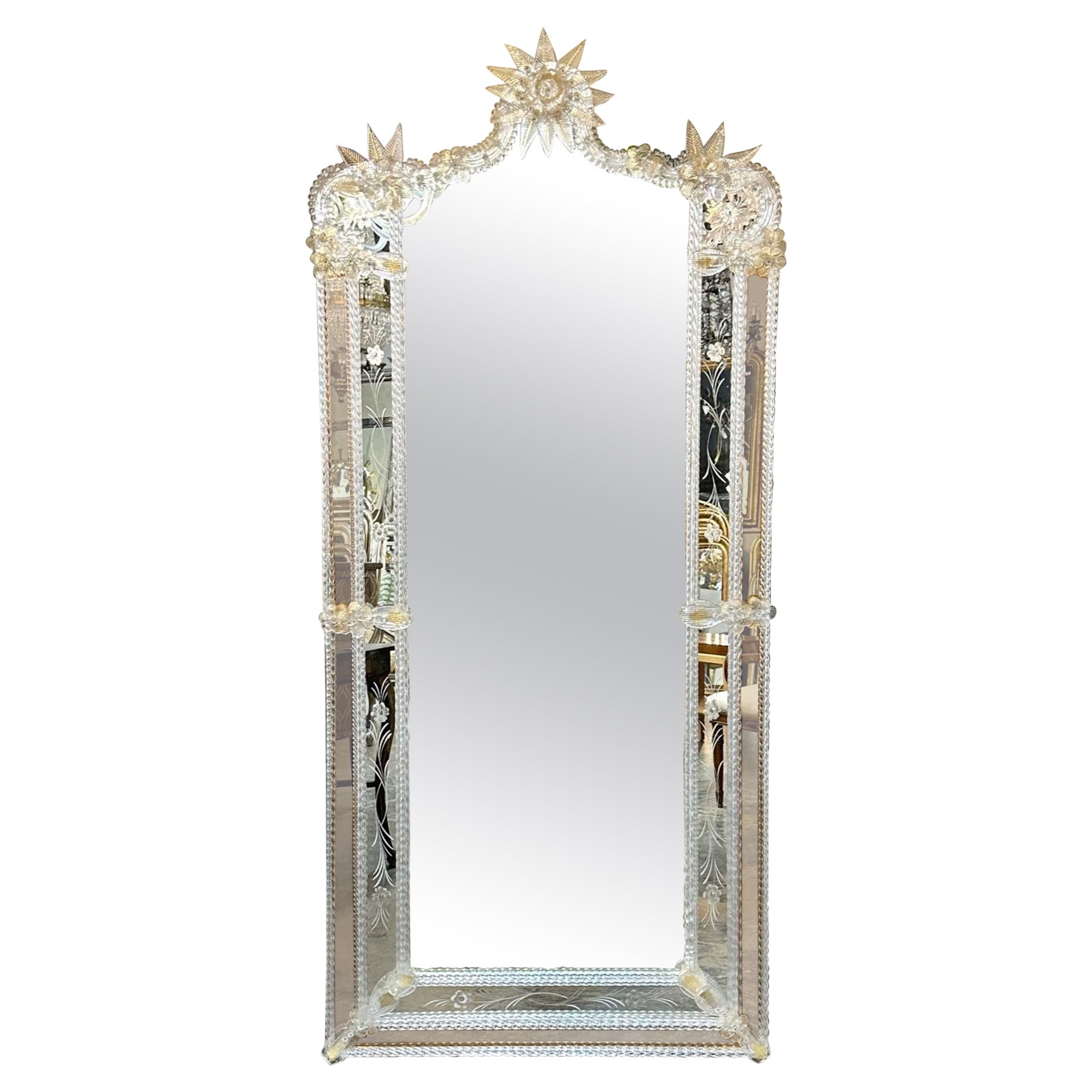 Vintage Italian Mirror For Sale at 1stDibs