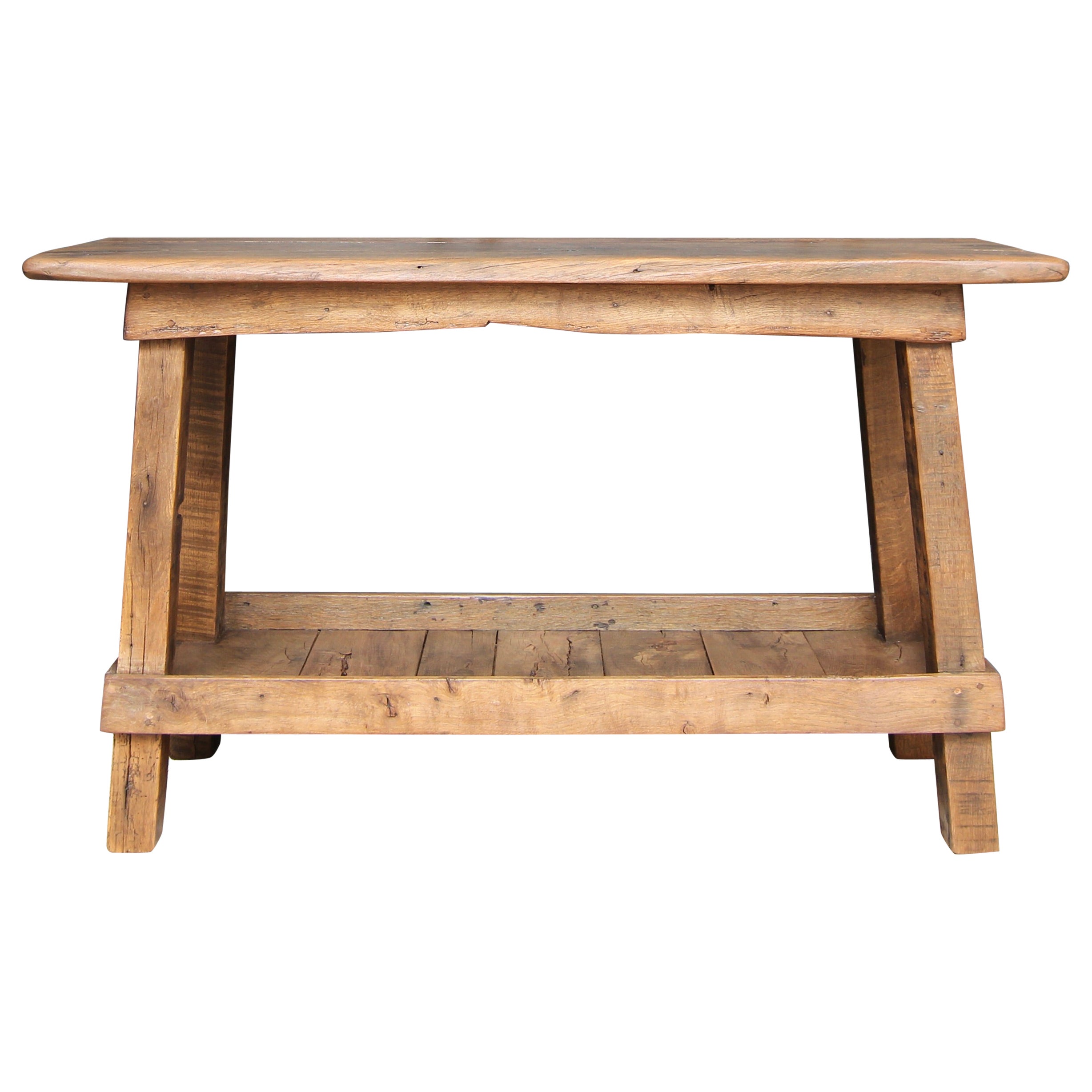 Classic Rustic Console Table For Sale at 1stDibs