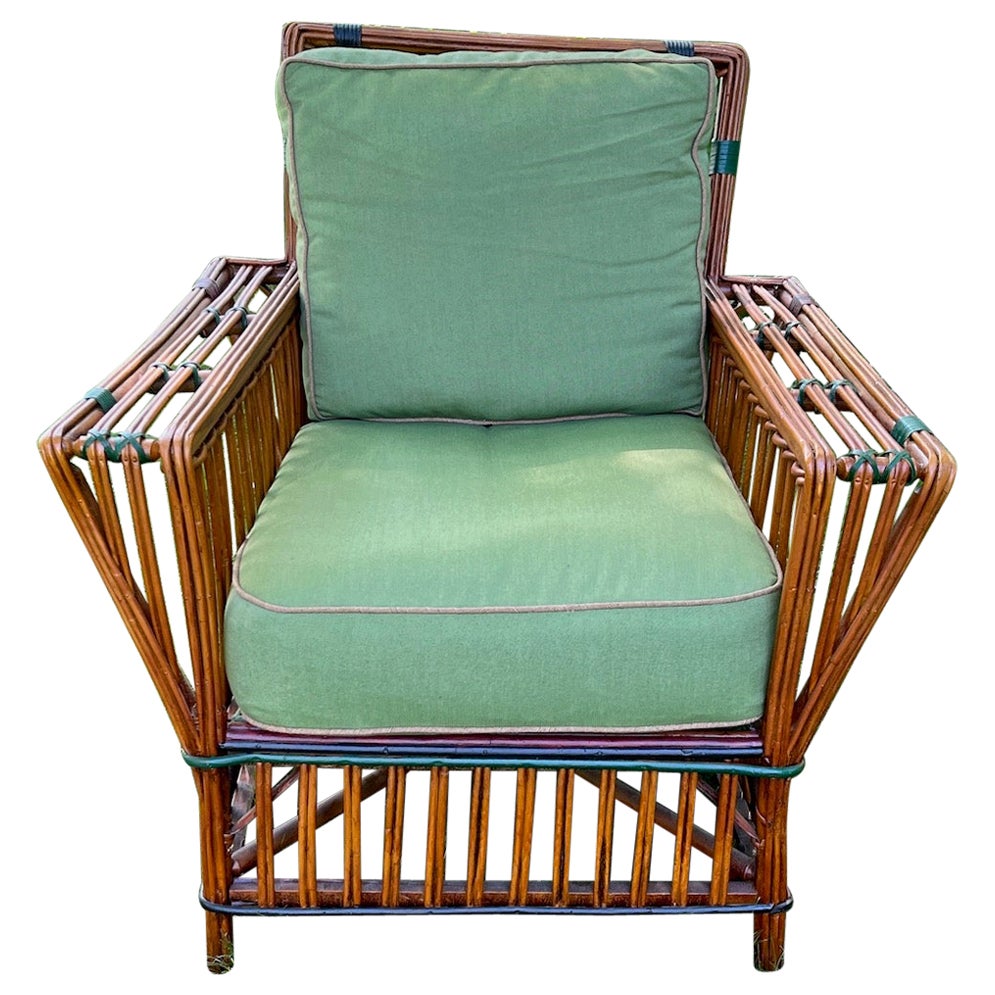 Classic Antique Heywood Wakefield Wicker Set For Sale at 1stDibs